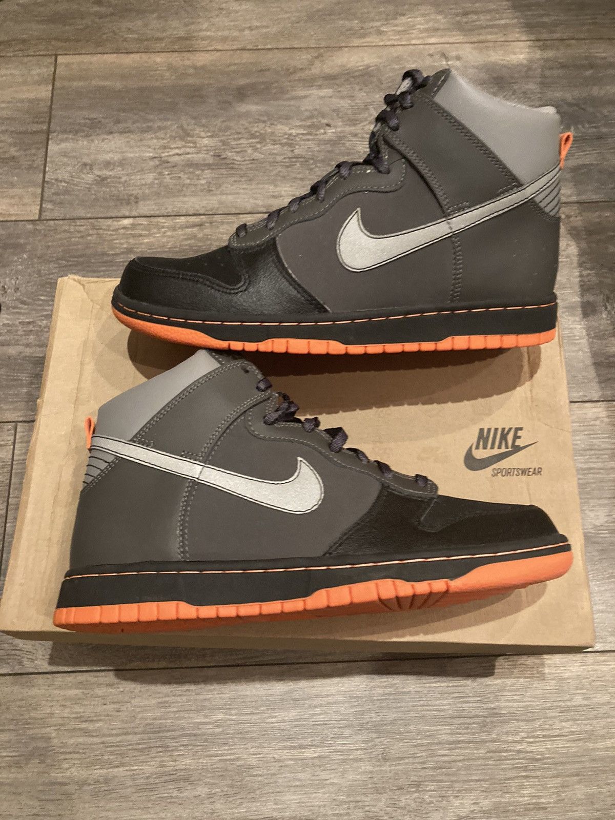 Nike Sportswear Nike Dunk High Black Orange Nike Dunk Low Retro