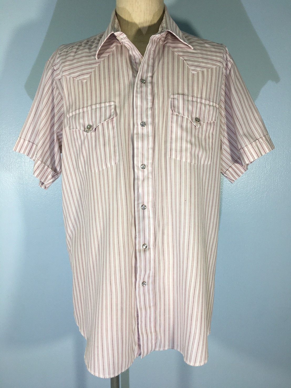 Vintage PANHANDLE vintage 90s Folk Pearl Snap Western Mens Shirt 16 ...