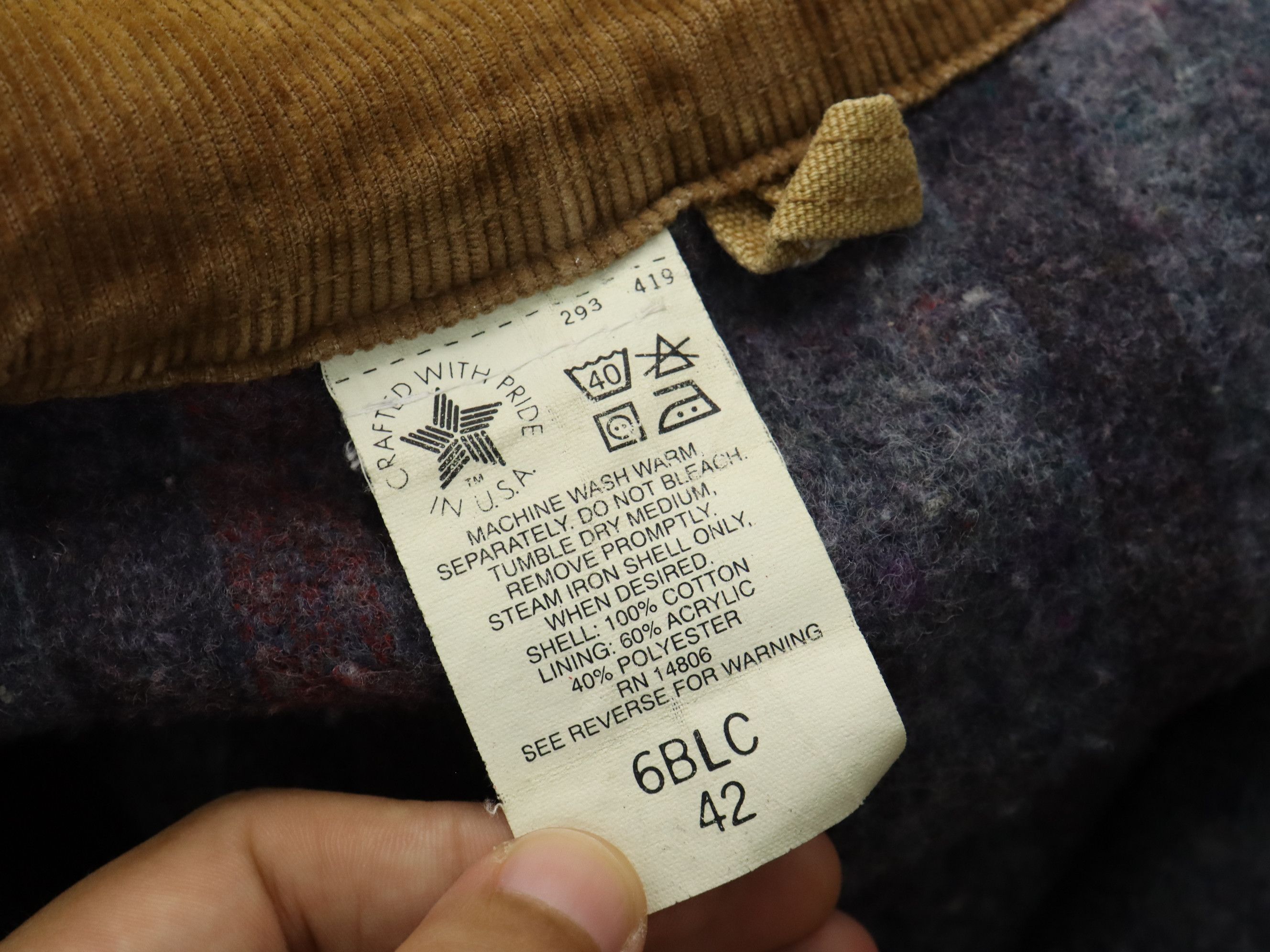 Carhartt × Vintage Vtg. Carhartt Hunting Duck Canvas Chore Barn Blanket Jacket Size US XL / EU 56 / 4 - 22 Thumbnail