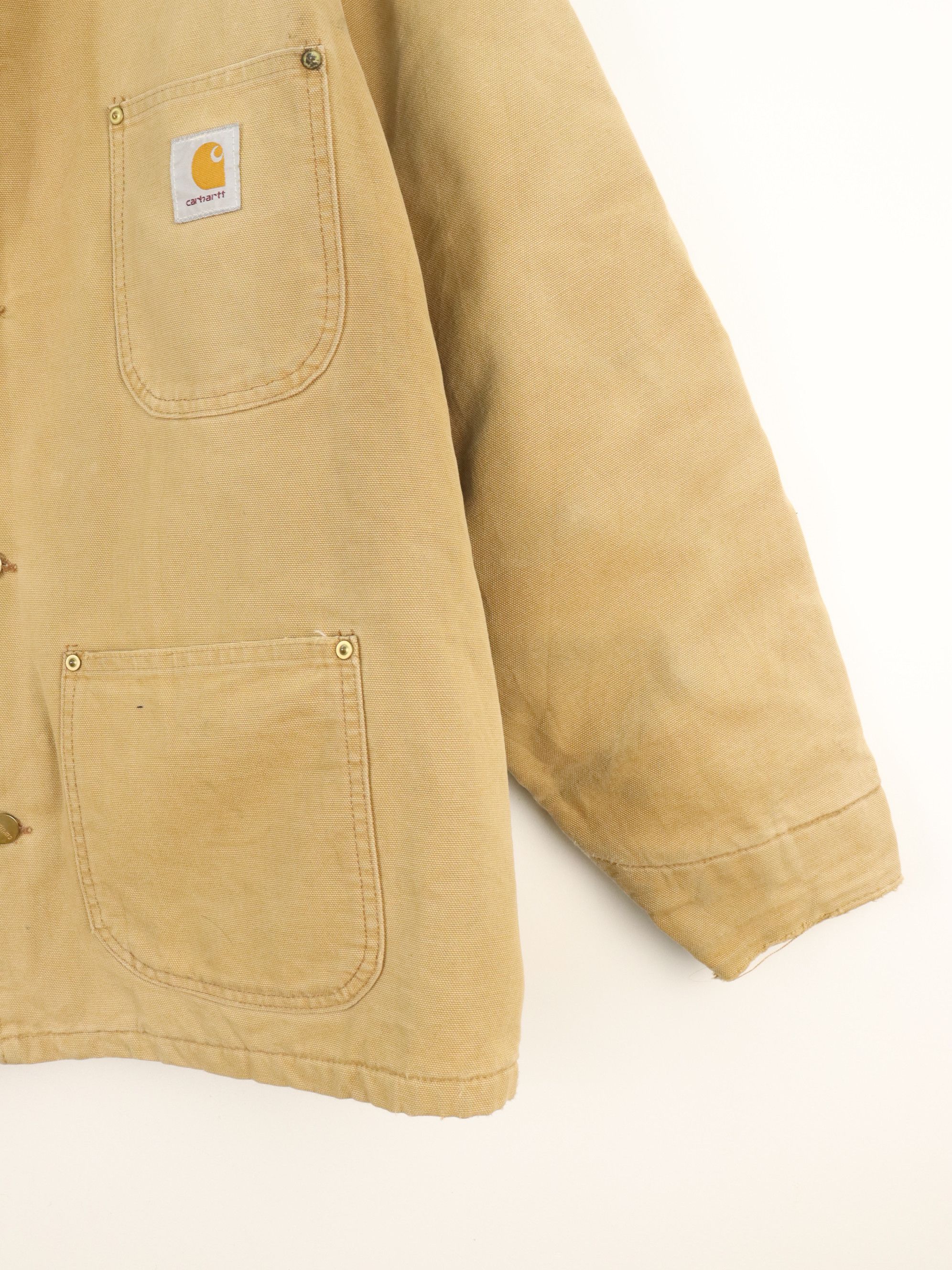 Carhartt × Vintage Vtg. Carhartt Hunting Duck Canvas Chore Barn Blanket Jacket Size US XL / EU 56 / 4 - 9 Thumbnail