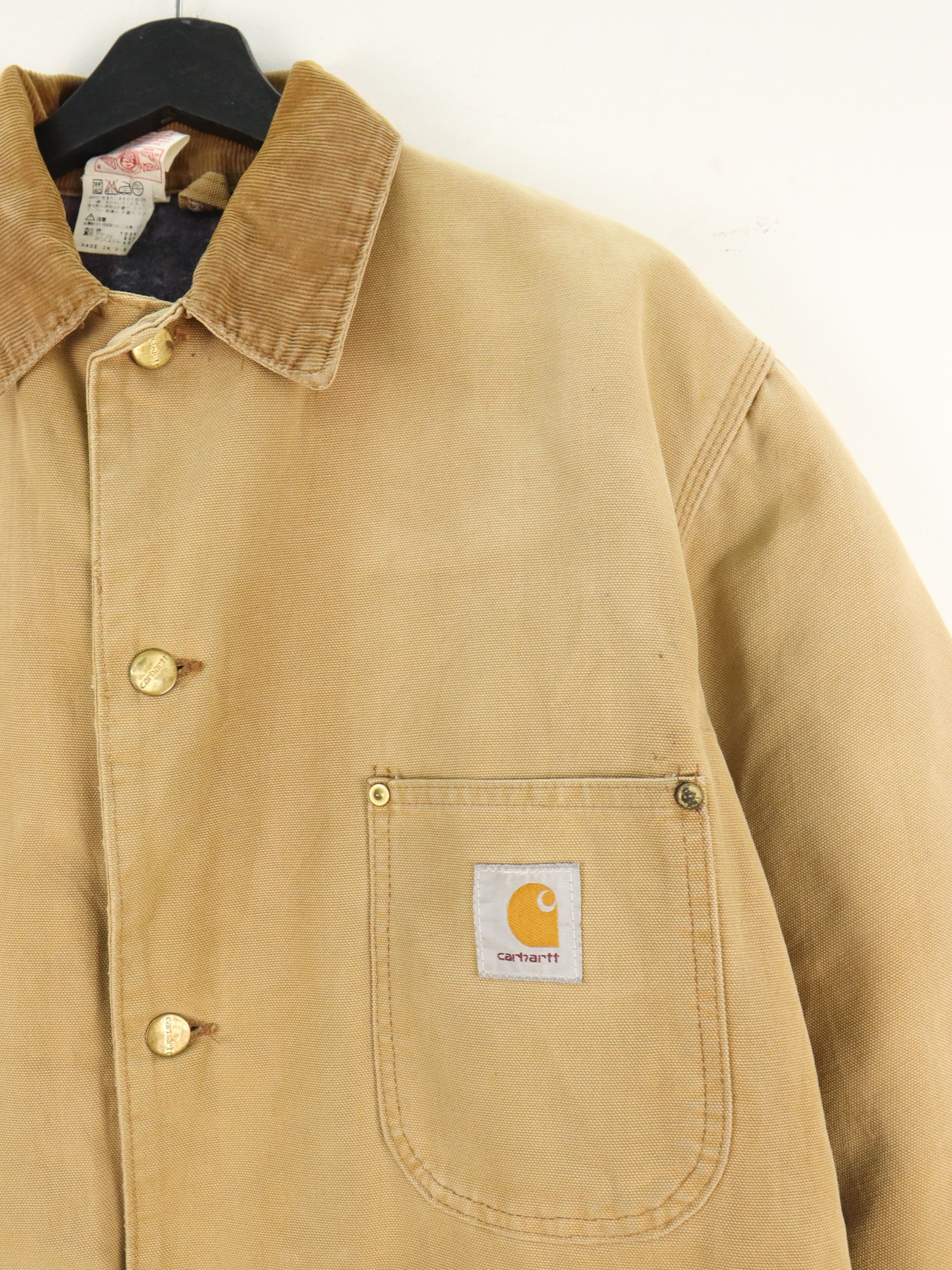 Carhartt × Vintage Vtg. Carhartt Hunting Duck Canvas Chore Barn Blanket Jacket Size US XL / EU 56 / 4 - 7 Thumbnail