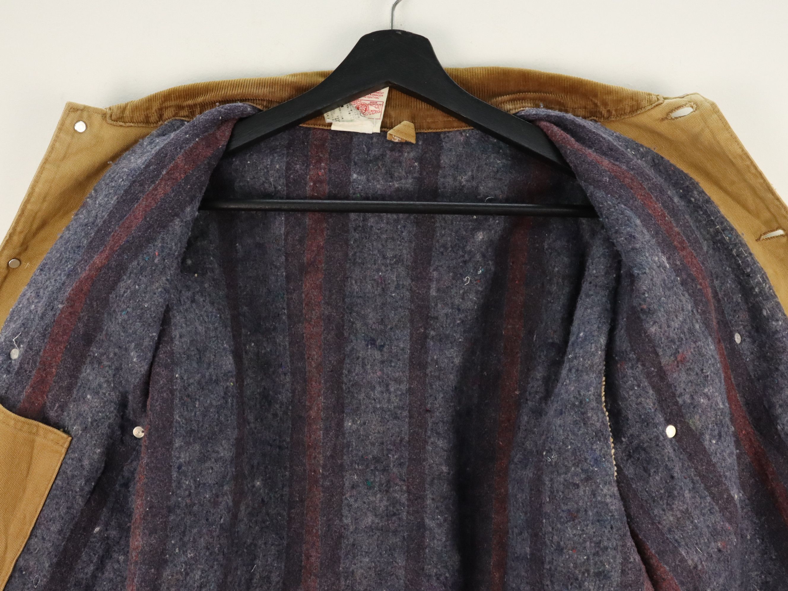 Carhartt × Vintage Vtg. Carhartt Hunting Duck Canvas Chore Barn Blanket Jacket Size US XL / EU 56 / 4 - 20 Thumbnail