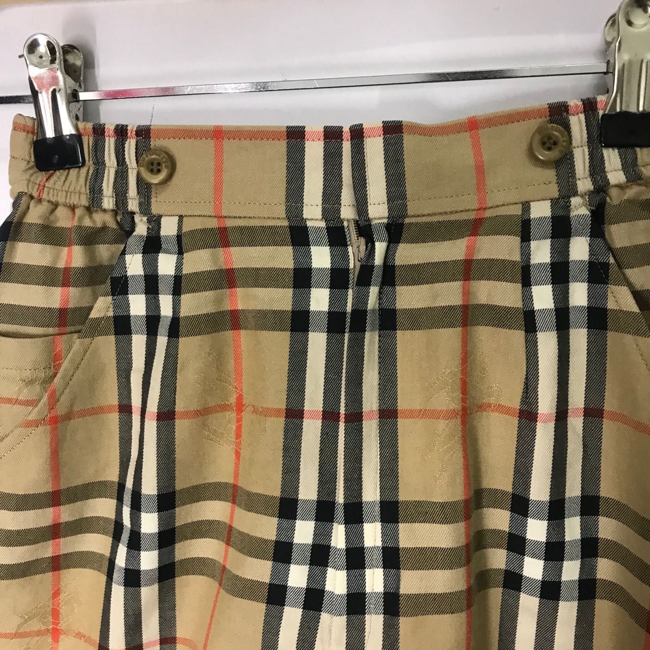 Burberry × Vintage 🔥 Vintage Burberry Nova Check With Logo Short Pants Size 26" / US 2 / IT 38 - 6 Thumbnail