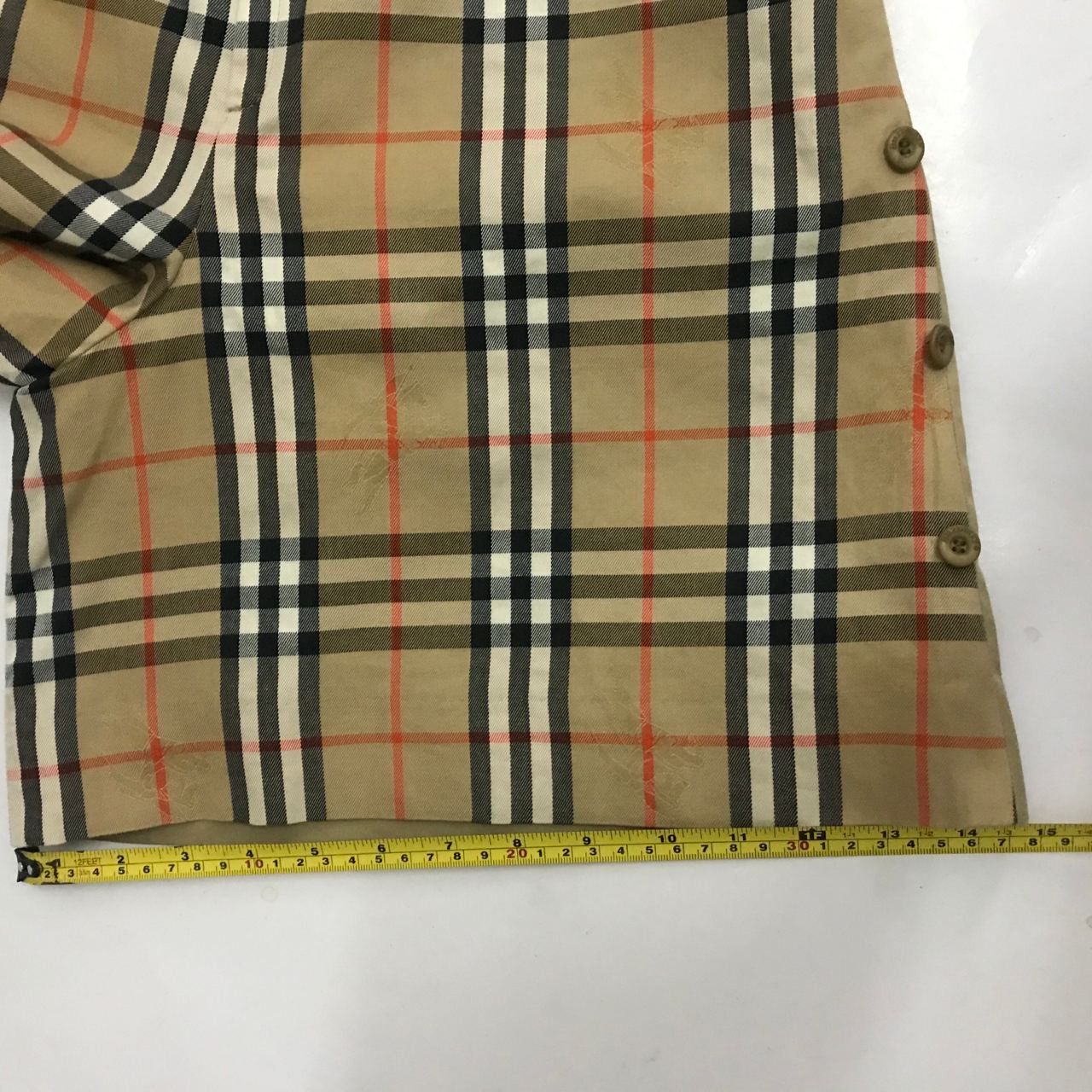 Burberry × Vintage 🔥 Vintage Burberry Nova Check With Logo Short Pants Size 26" / US 2 / IT 38 - 12 Thumbnail