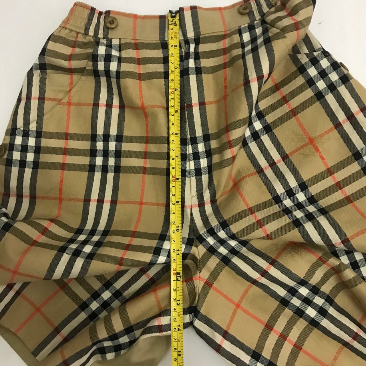 Burberry × Vintage 🔥 Vintage Burberry Nova Check With Logo Short Pants Size 26" / US 2 / IT 38 - 10 Thumbnail