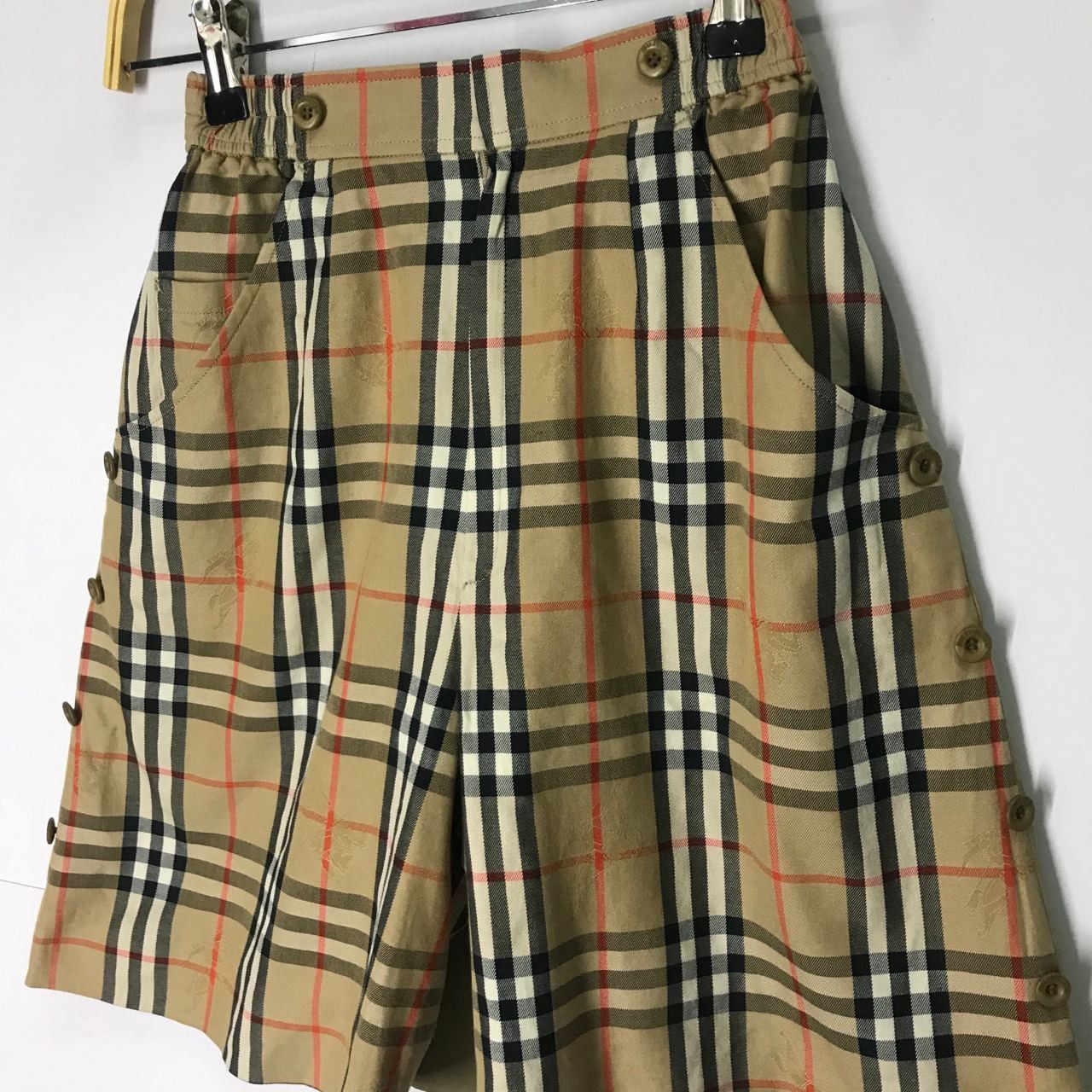 Burberry × Vintage 🔥 Vintage Burberry Nova Check With Logo Short Pants Size 26" / US 2 / IT 38 - 2 Thumbnail