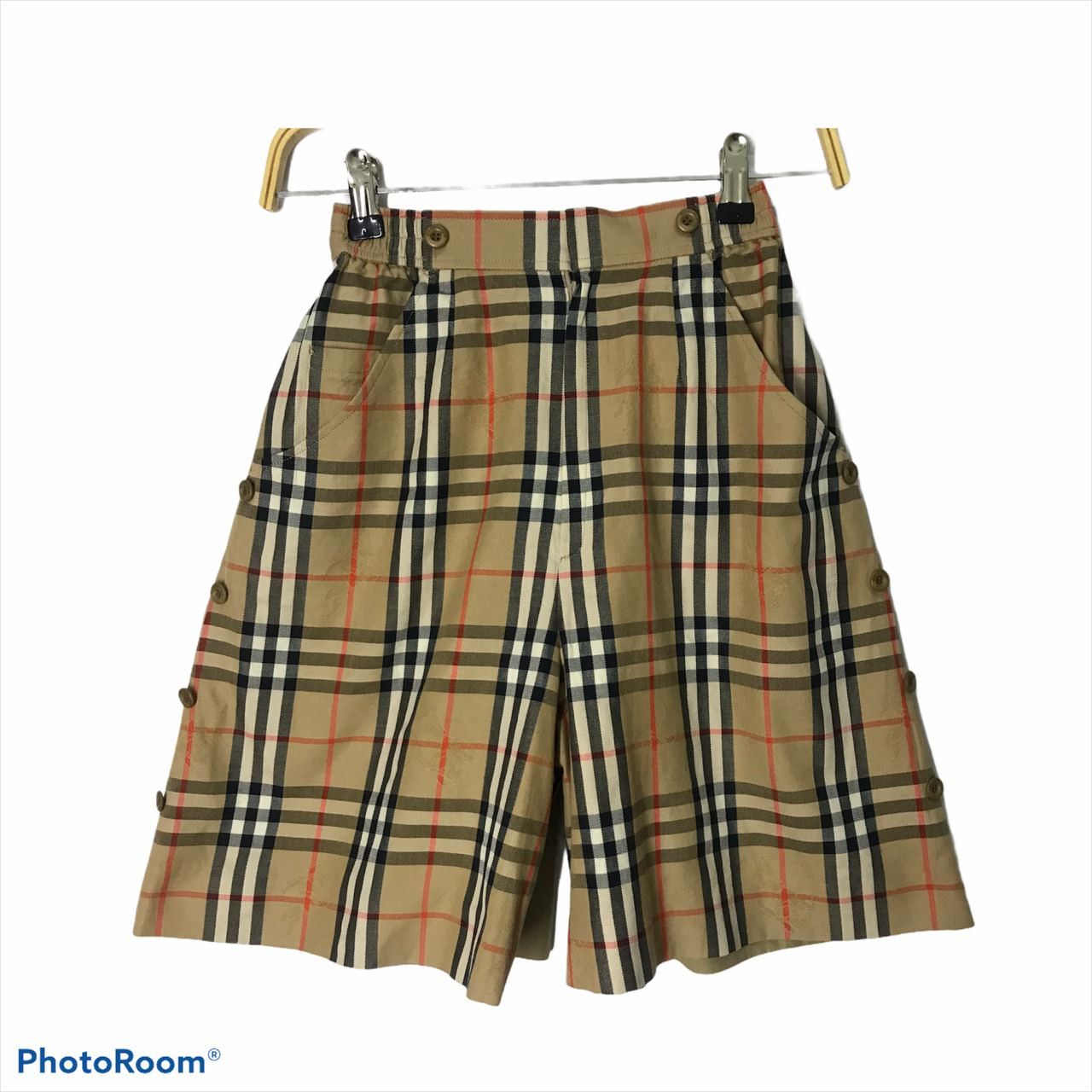 Burberry × Vintage 🔥 Vintage Burberry Nova Check With Logo Short Pants Size 26" / US 2 / IT 38 - 1 Thumbnail