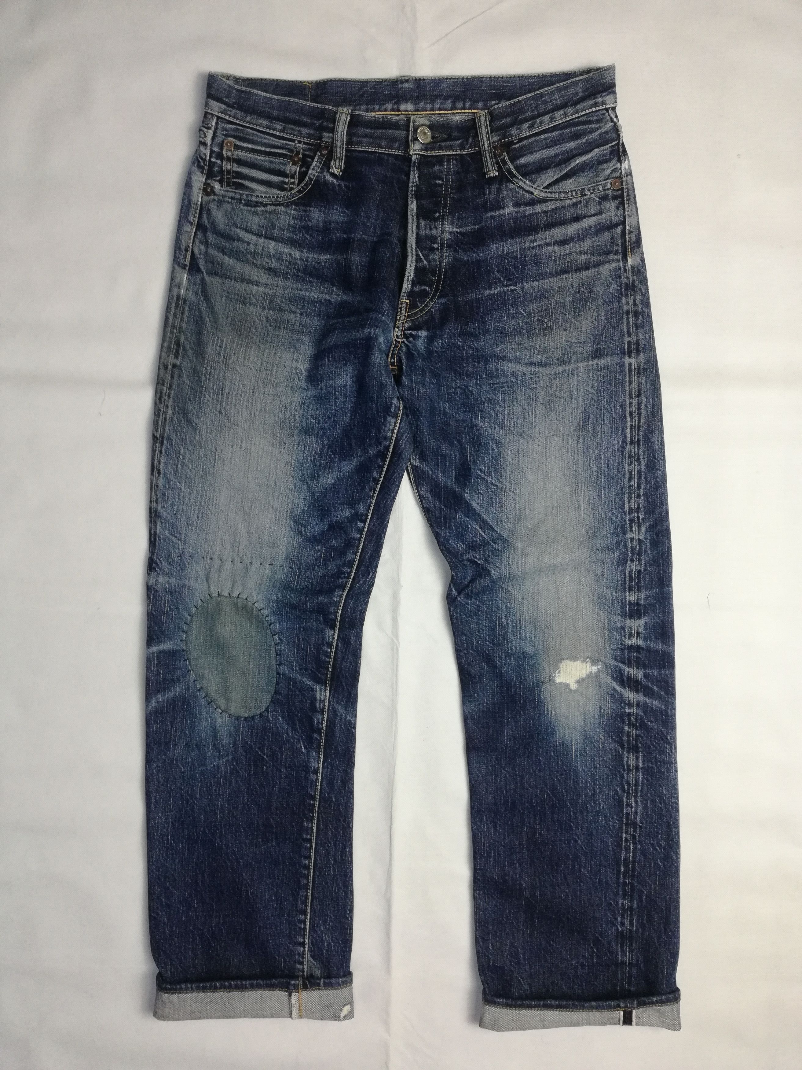 Reworked Burgus Plus Selvedge Jeans with Patchwork