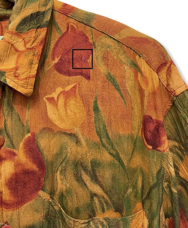 Jams World RARE! JAMS WORLD Full Print Flower Hawaii Rayon Shirt Size US M / EU 48-50 / 2 - 3 Thumbnail