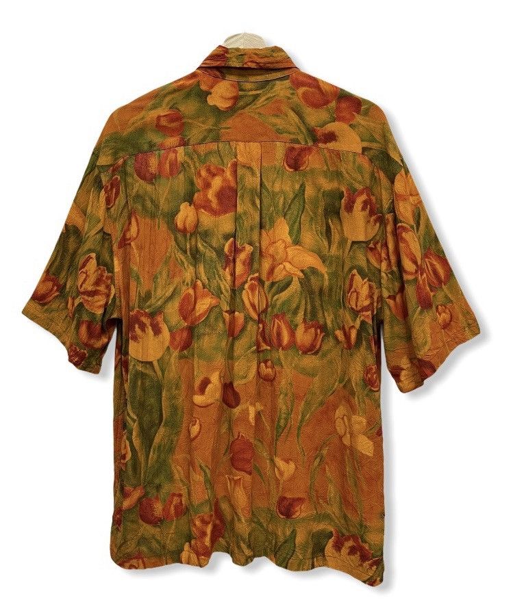 Jams World RARE! JAMS WORLD Full Print Flower Hawaii Rayon Shirt Size US M / EU 48-50 / 2 - 2 Thumbnail