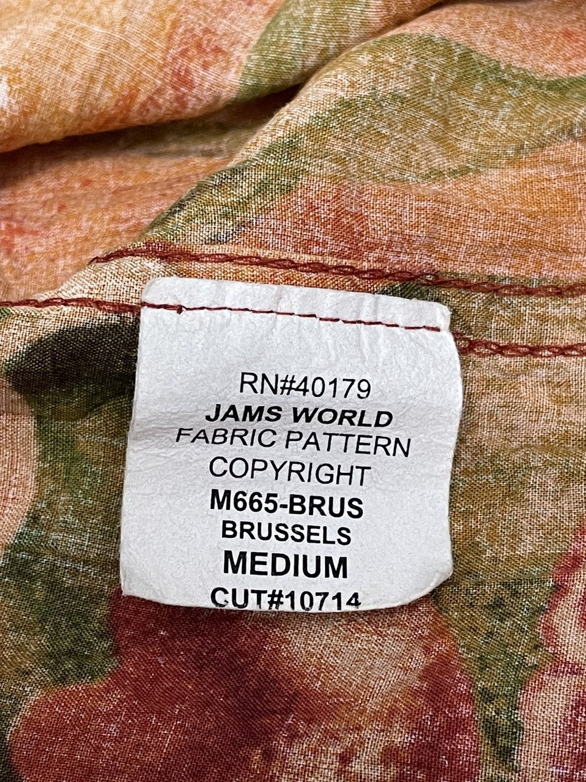 Jams World RARE! JAMS WORLD Full Print Flower Hawaii Rayon Shirt Size US M / EU 48-50 / 2 - 7 Thumbnail
