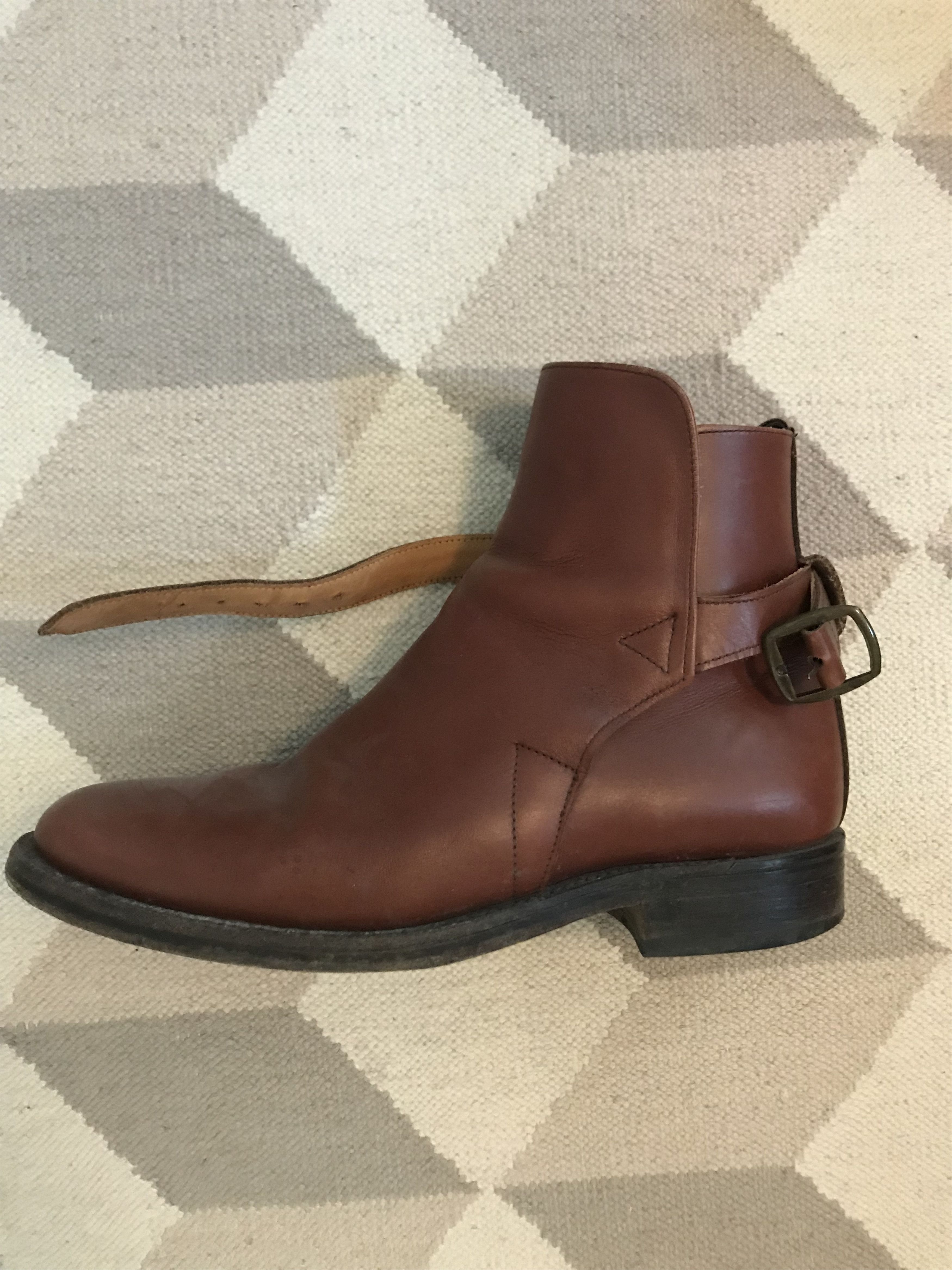 Sanders Sanders Brown Leather Jodhpur Boot Grailed