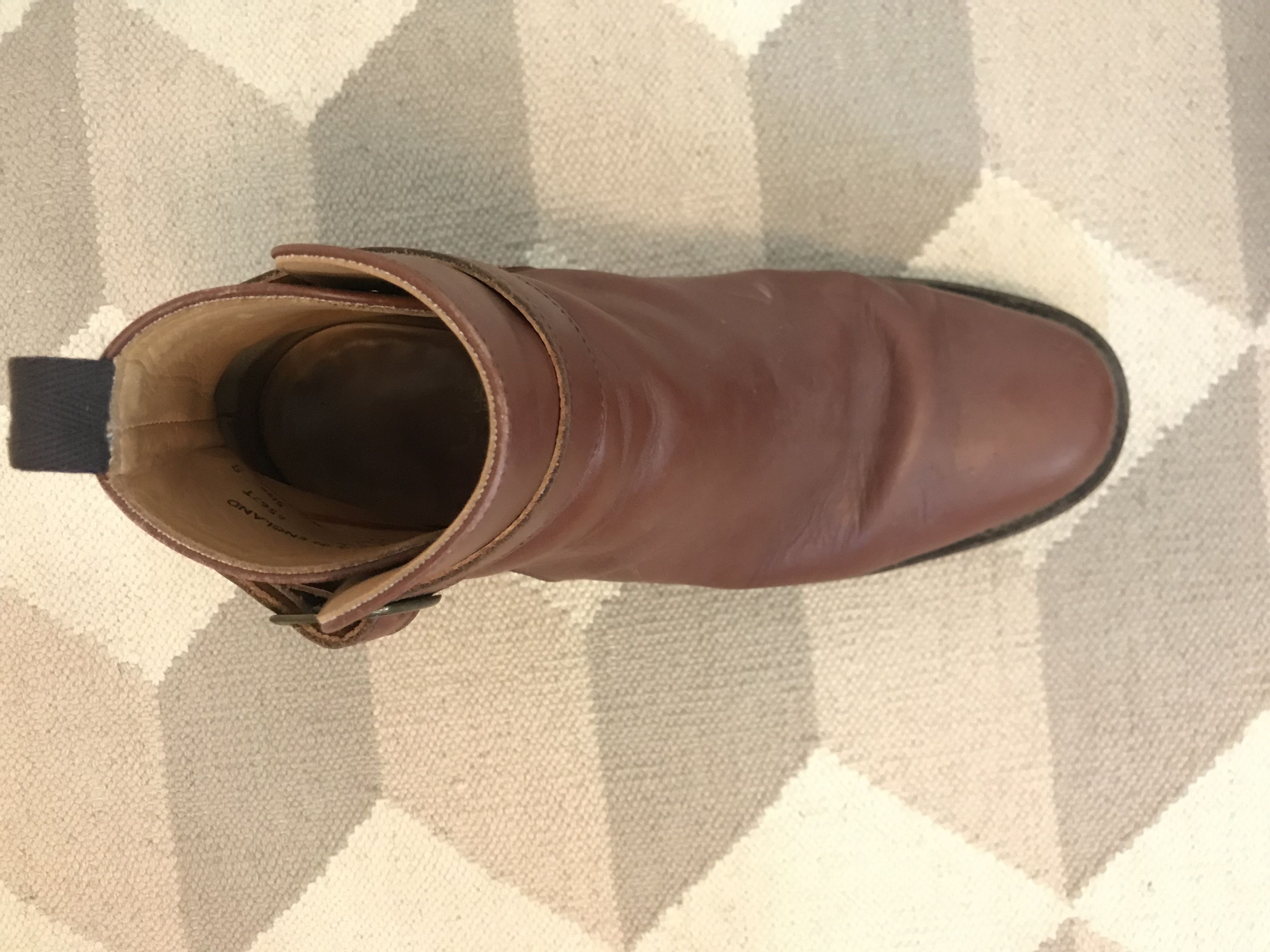 Sanders Sanders Brown Leather Jodhpur Boot Grailed