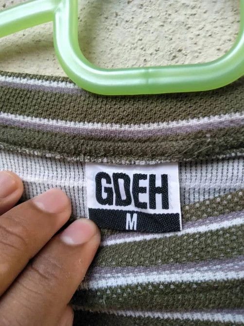 GOODENOUGH 🔥 90s HIROSHI FUJIWARA GOOD ENOUGH STRIPED GRUNGE STYLE Size US M / EU 48-50 / 2 - 3 Thumbnail