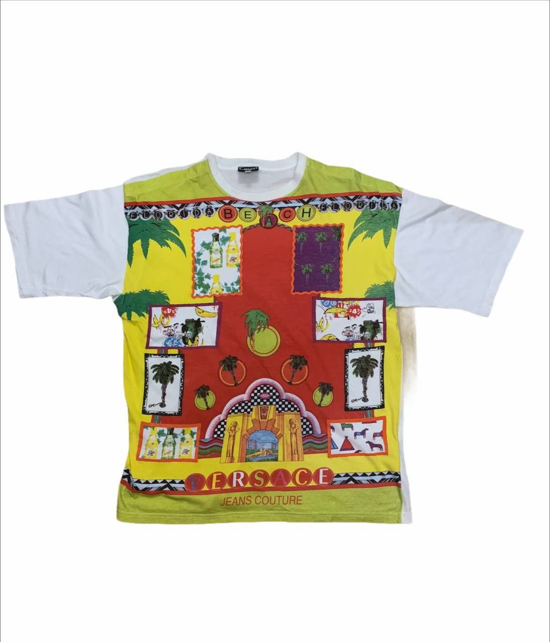 Versace Vintage Versace Florida Beach Pop Art Tshirt Size US L / EU 52-54 / 3 - 5 Thumbnail