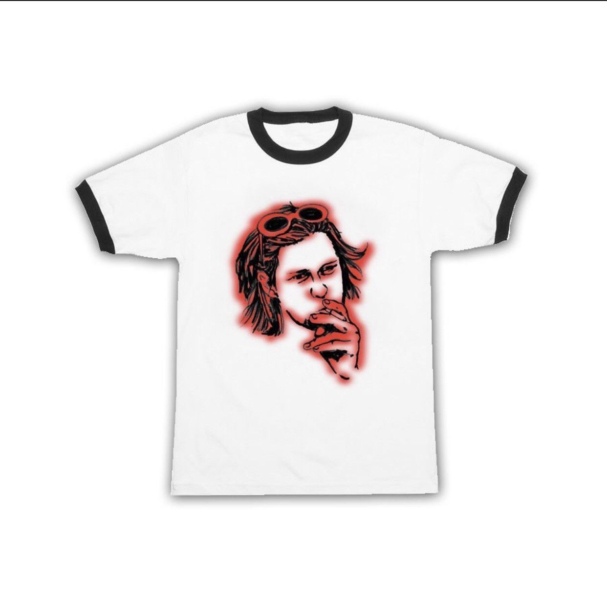 Kurt Cobain Ringer Tee SUPERRRADICAL X CRIMEWAVE