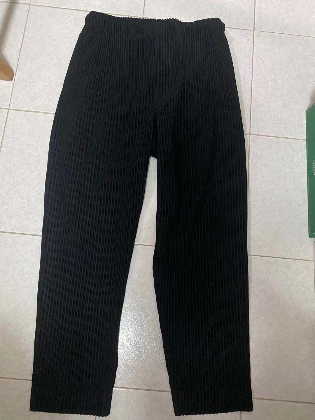 Issey Miyake Issey Miyake Homme Plisse Pleated Pants Black Size US 32 / EU 48 - 2 Thumbnail