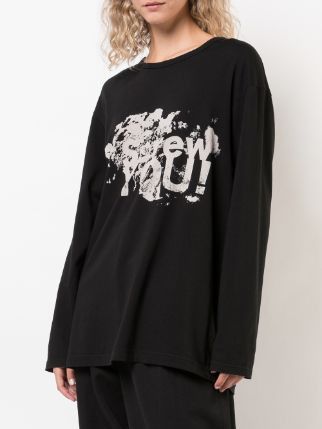 Yohji Yamamoto Oversized "Screw You" Tee Size US M / EU 48-50 / 2 - 2 Thumbnail