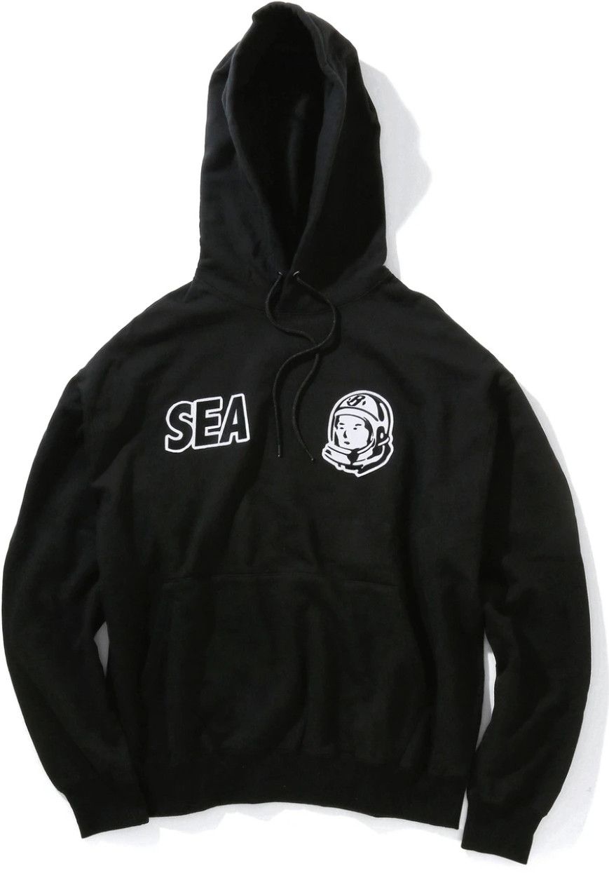 Billionaire Boys Club BBC WIND AND SEA Collab Hoodie Black Size