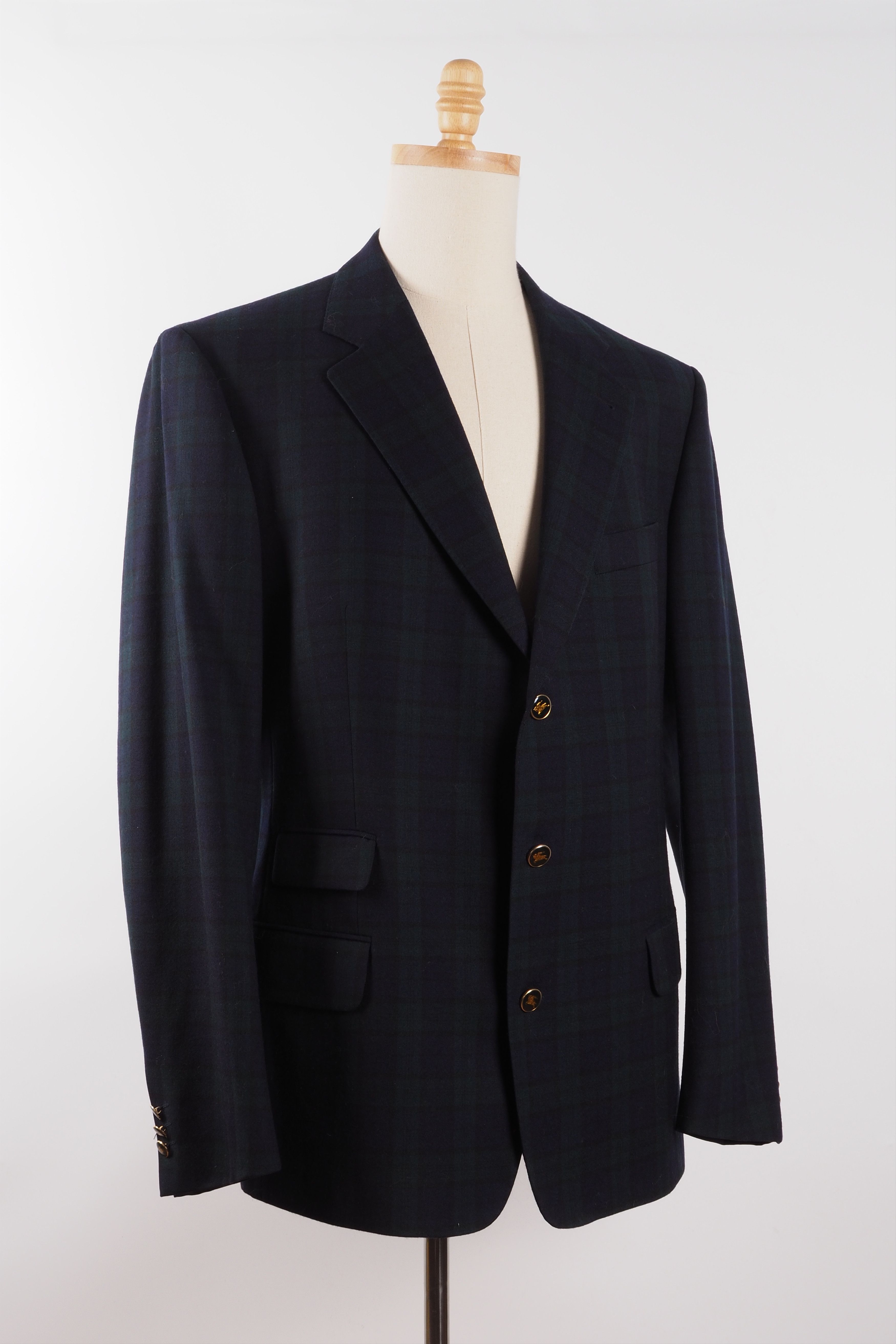 Burberry × Burberry Prorsum Burberry Vintage Plaid Check Blazer Sport Coat Jacket 54 44 Size 44R - 3 Thumbnail