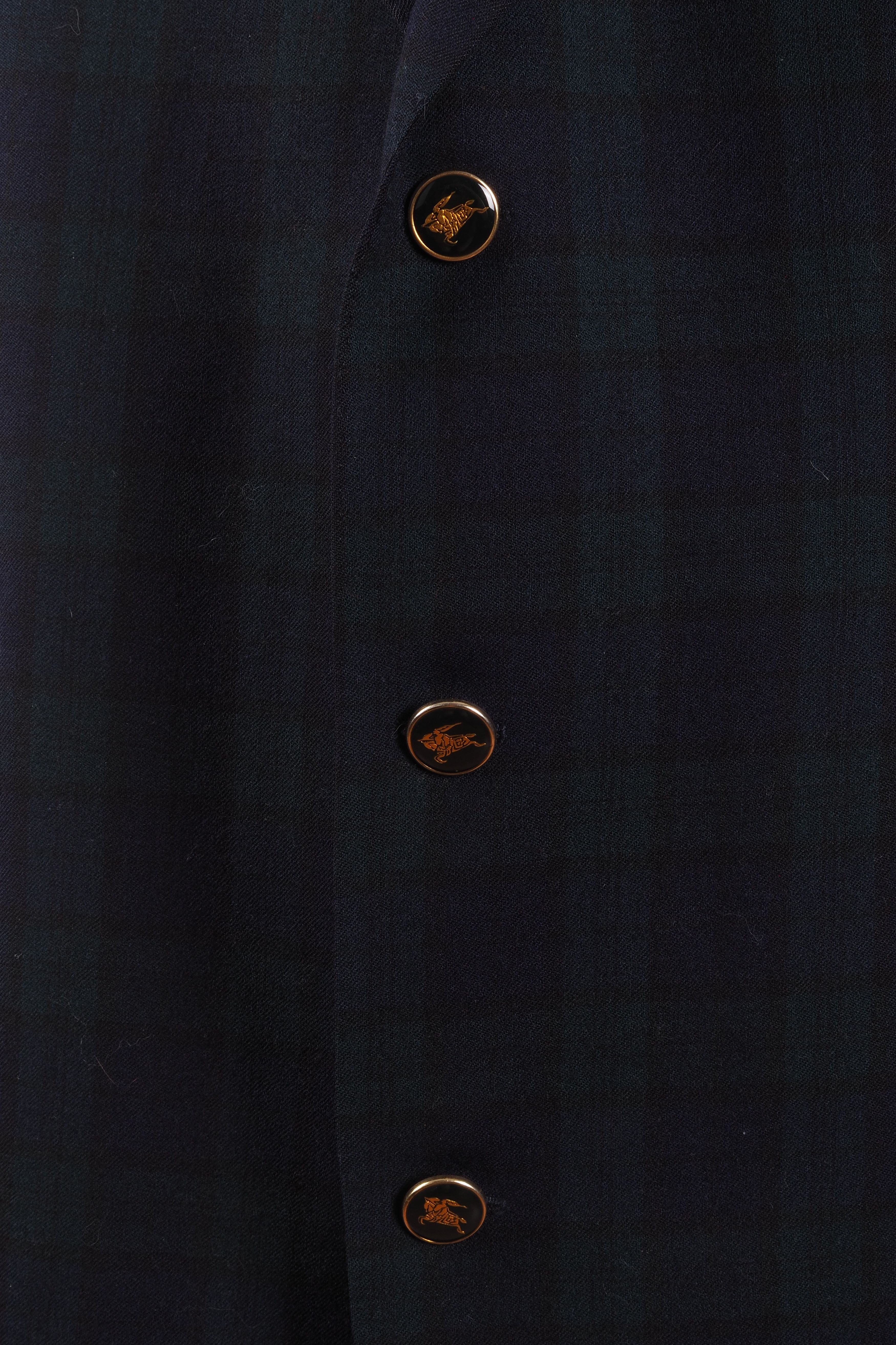 Burberry × Burberry Prorsum Burberry Vintage Plaid Check Blazer Sport Coat Jacket 54 44 Size 44R - 4 Thumbnail