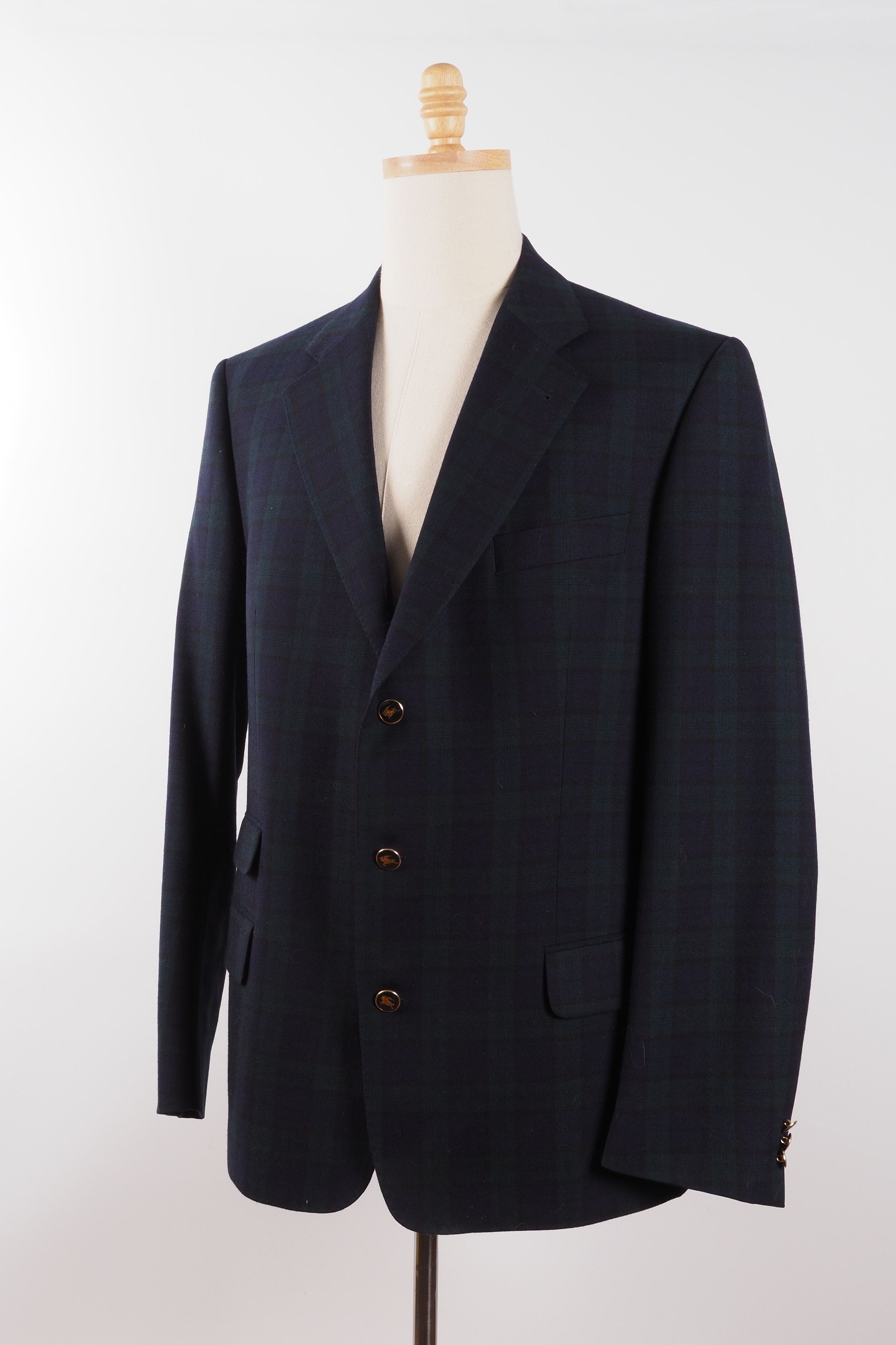 Burberry × Burberry Prorsum Burberry Vintage Plaid Check Blazer Sport Coat Jacket 54 44 Size 44R - 2 Thumbnail