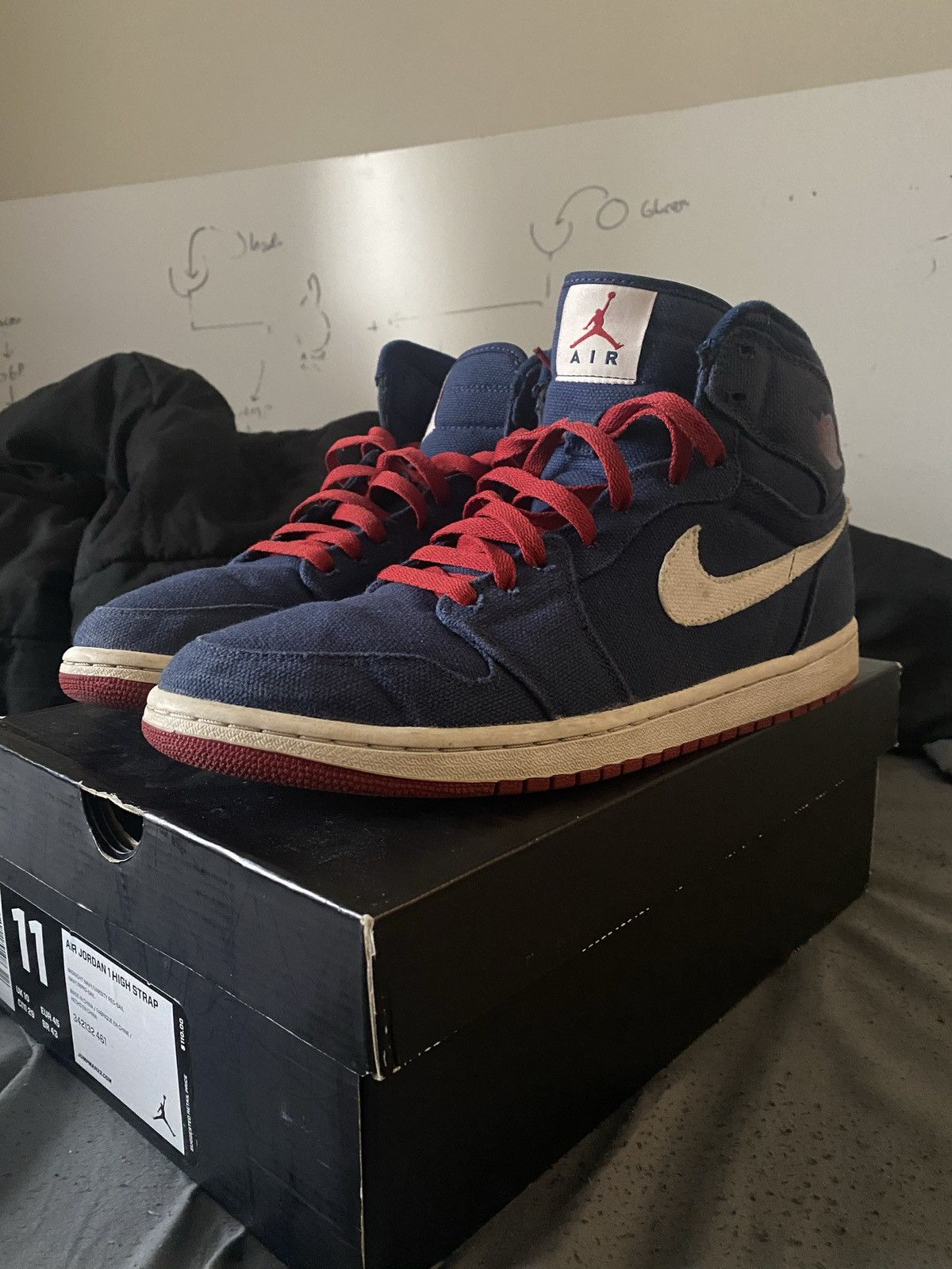 Air jordan 1 high strap olympic online