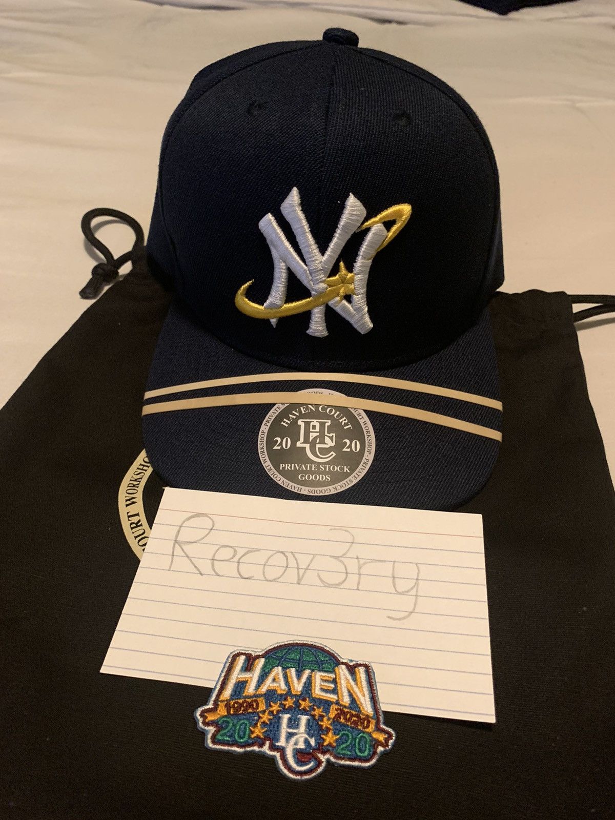 Haven Haven Court Keezy NY Yankees Snapback Hat | Grailed