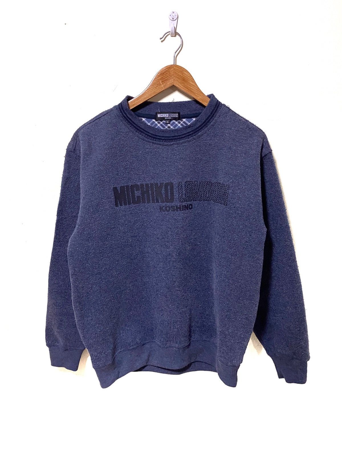 Michiko Koshino London Spellout Big Logo Sweatshirt