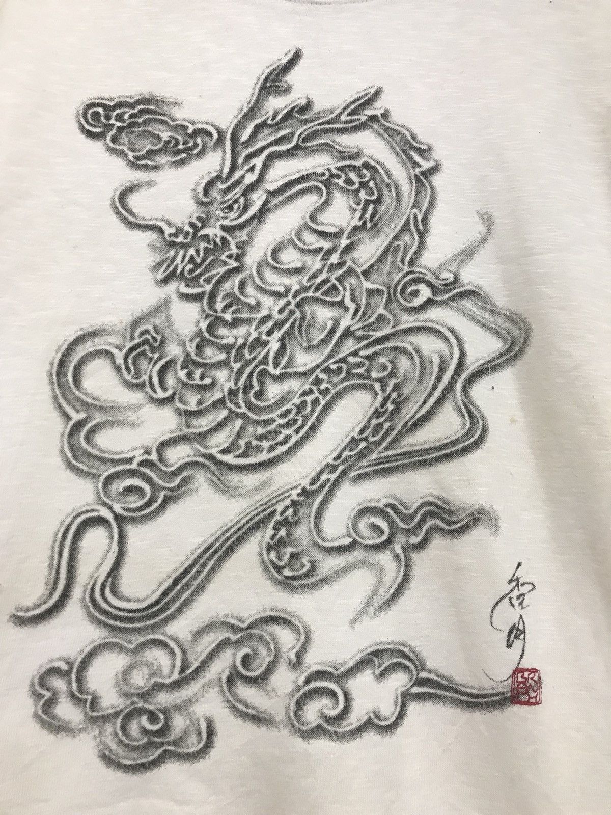 Japanese Brand × Vintage Vintage grasshither Dragon Travis Scott Fashion Style Size US M / EU 48-50 / 2 - 5 Thumbnail
