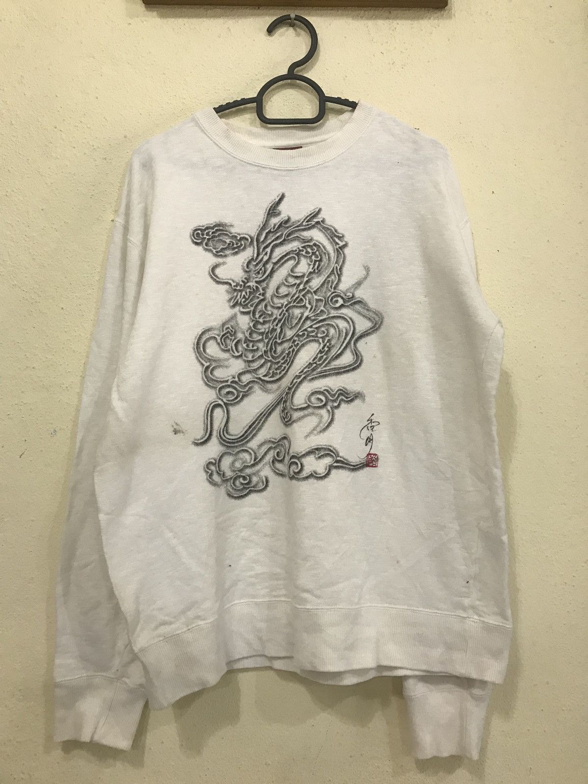 Japanese Brand × Vintage Vintage grasshither Dragon Travis Scott Fashion Style Size US M / EU 48-50 / 2 - 2 Thumbnail