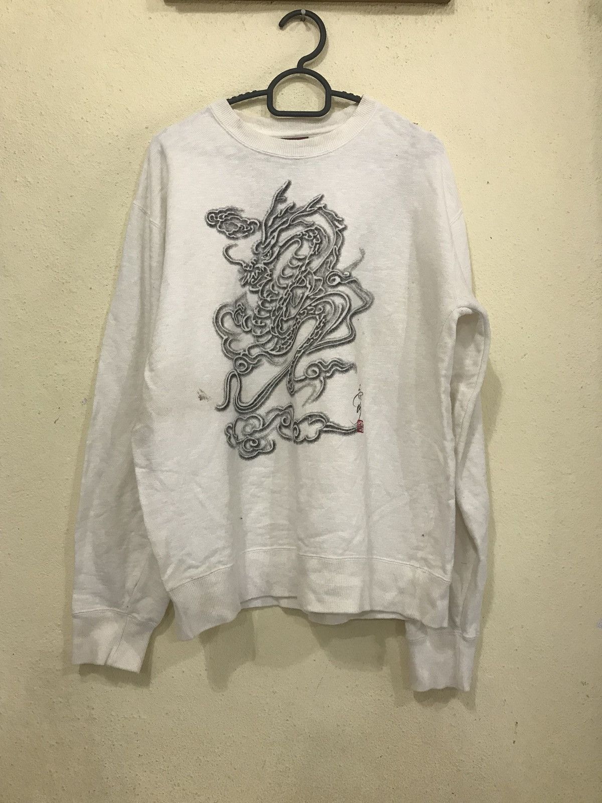 Japanese Brand × Vintage Vintage grasshither Dragon Travis Scott Fashion Style Size US M / EU 48-50 / 2 - 1 Thumbnail