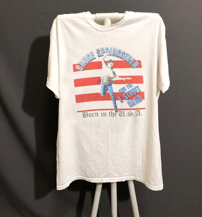 Custom 1985 Bruce Springsteen Born In The USA Tour Shirt | Grailed