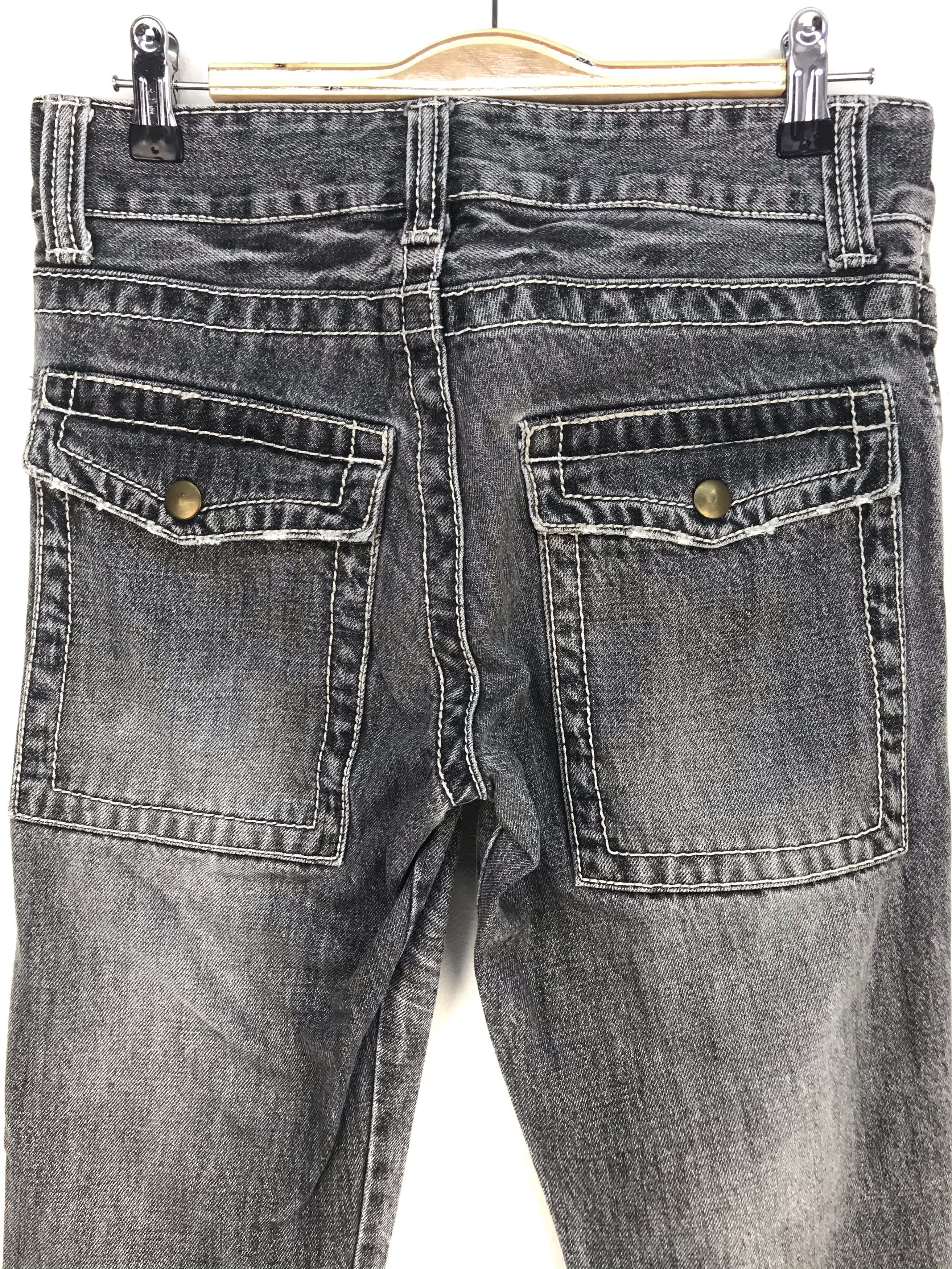 JACKROSE Vintage JACKROSE Japan Embroidered Star Denim Jeans Size US 30 / EU 46 - 9 Thumbnail