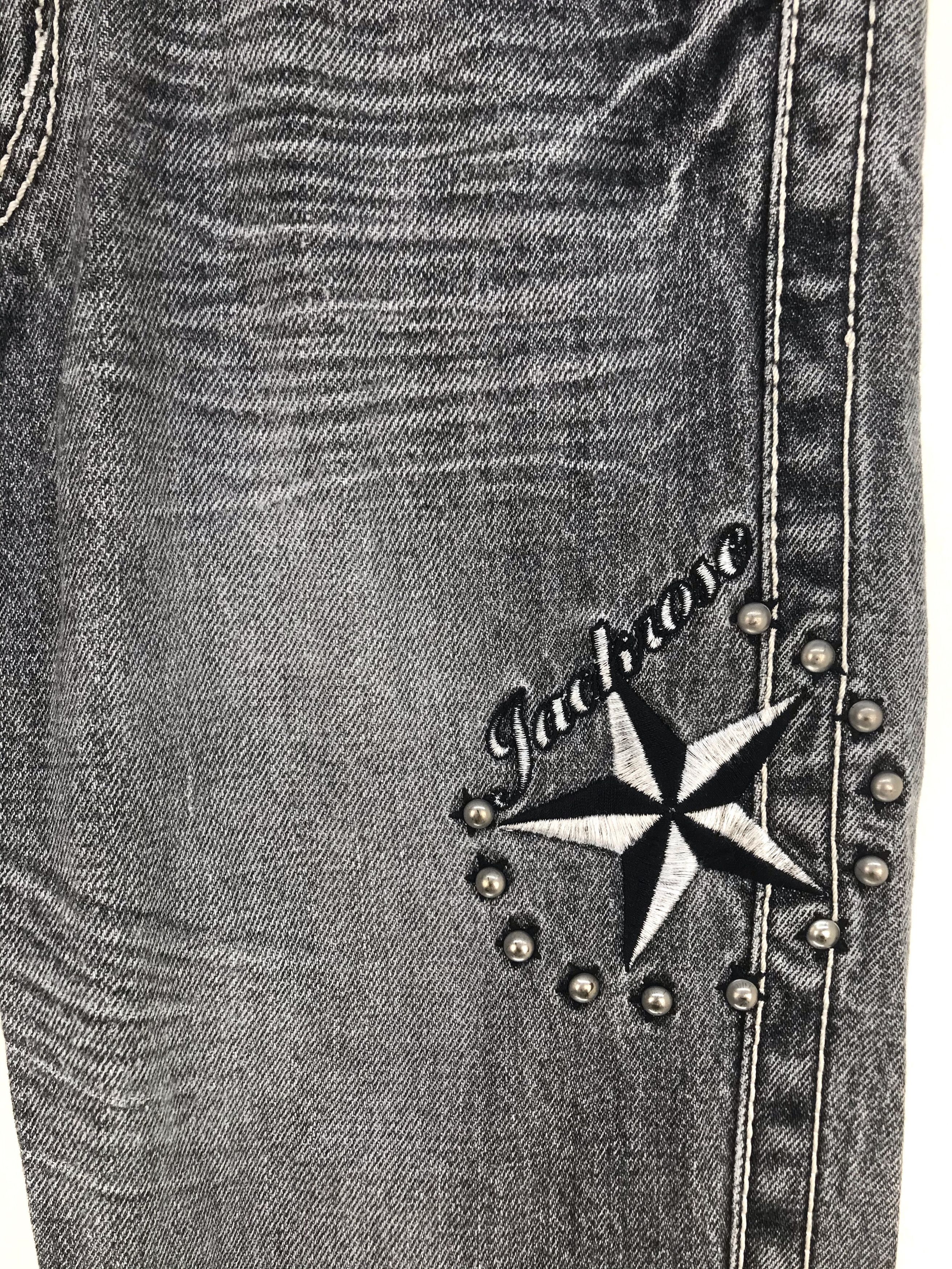 JACKROSE Vintage JACKROSE Japan Embroidered Star Denim Jeans Size US 30 / EU 46 - 4 Thumbnail