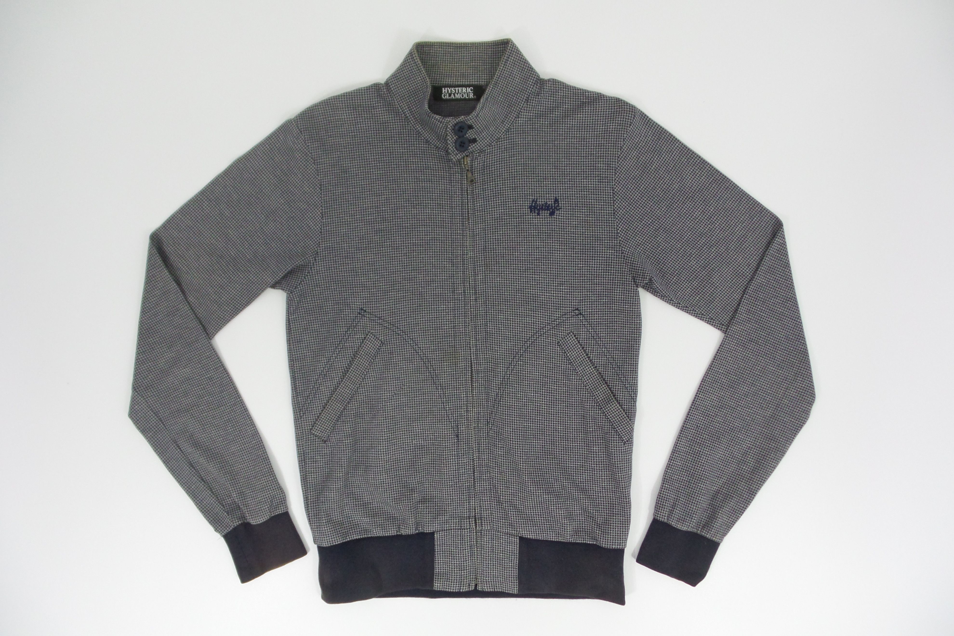 Hysteric Glamour × Japanese Brand Hysteric Glamour Houndstooth Zipper Jacket Size US S / EU 44-46 / 1 - 1 Thumbnail
