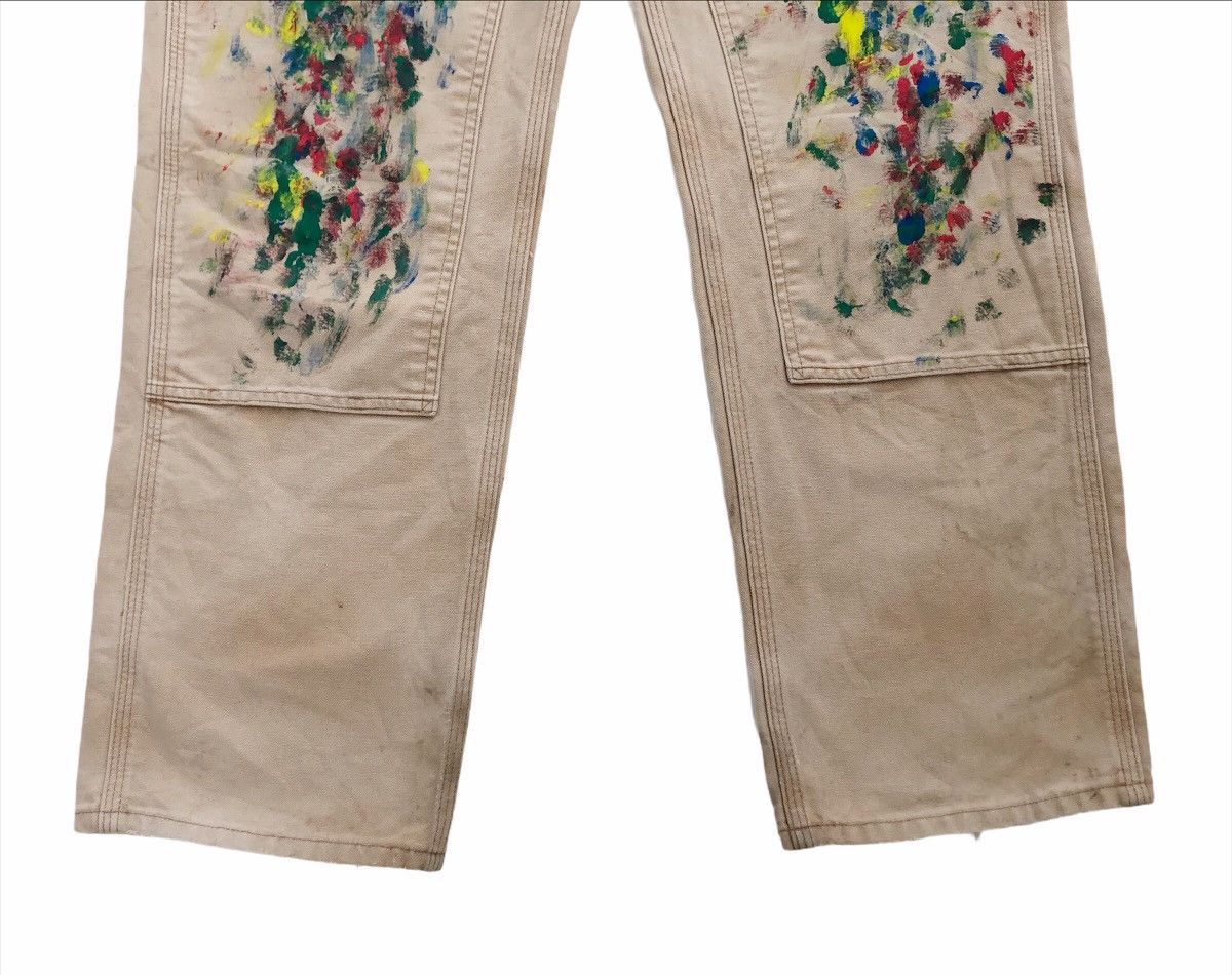 Carhartt × Carhartt Wip 💥Mega Rare!!!⚡️Carhatt Double Knee Custom Painted Carpenters Size US 31 - 9 Thumbnail