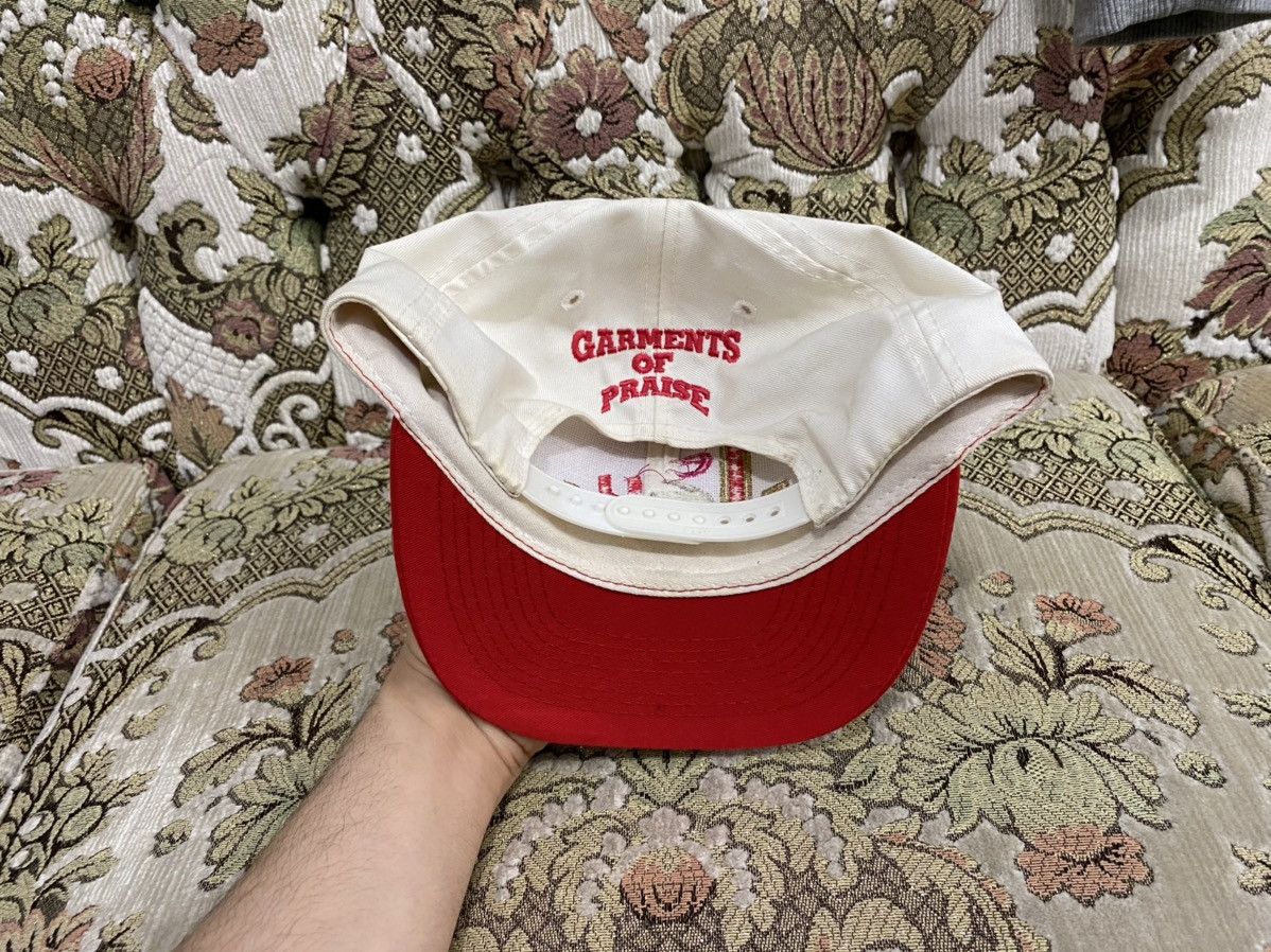 Vintage Vintage 90s Jesus Cream SnapBack Garments of Praise Size ONE SIZE - 2 Thumbnail