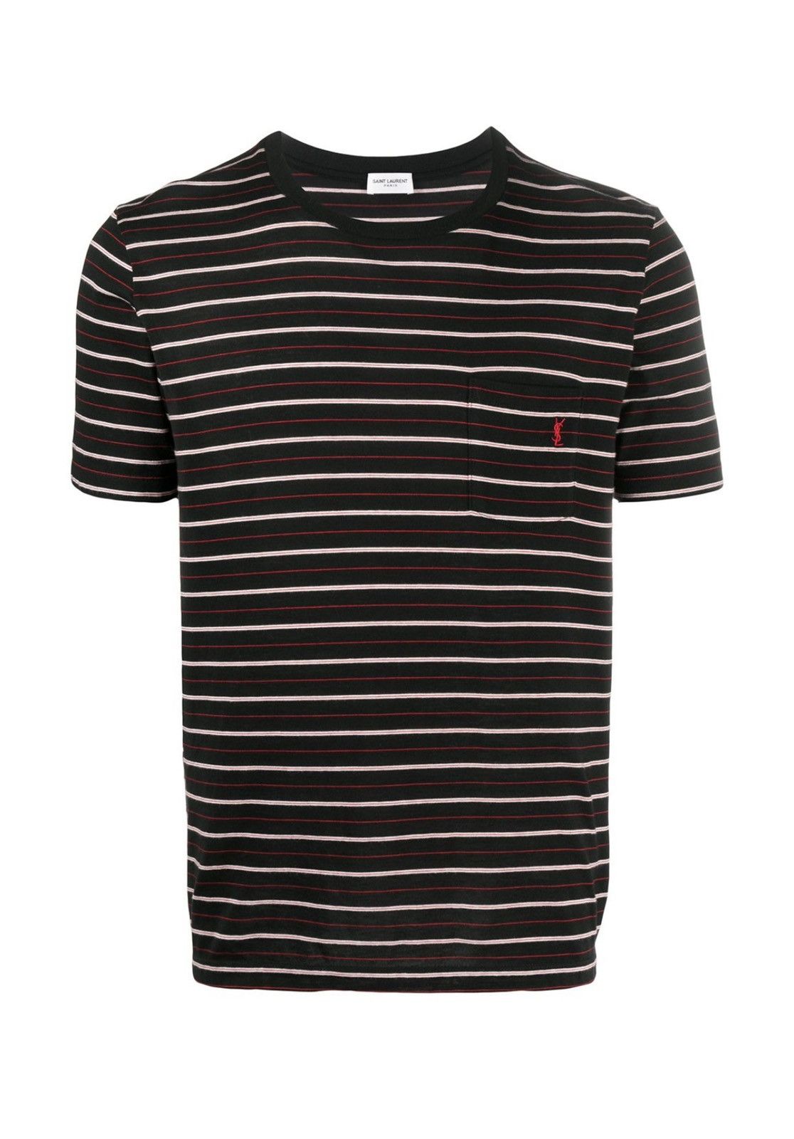 Saint Laurent Paris SAINT LAURENT VINTAGE STRIPED TEE Size US XL / EU 56 / 4 - 1 Thumbnail