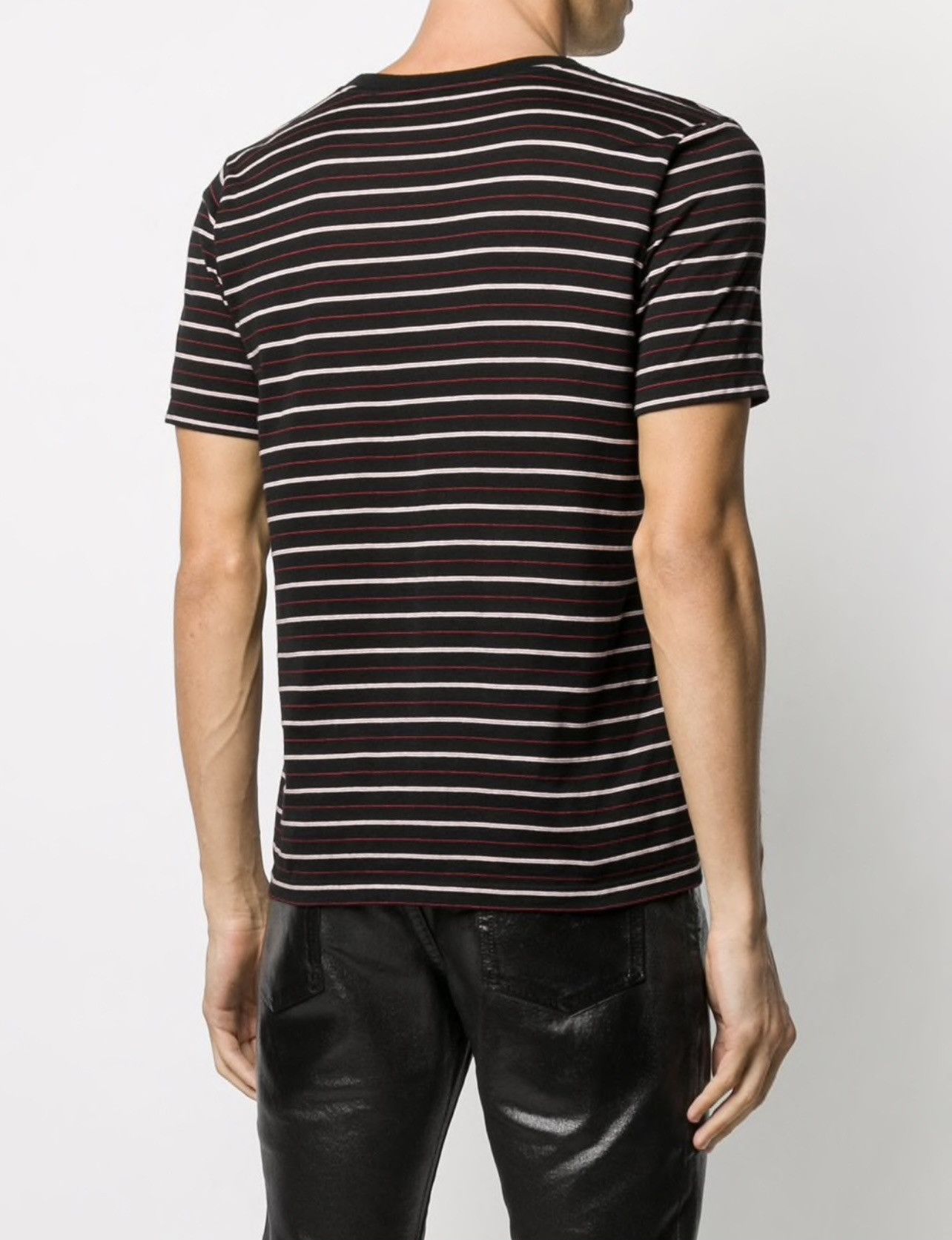 Saint Laurent Paris SAINT LAURENT VINTAGE STRIPED TEE Size US XL / EU 56 / 4 - 3 Thumbnail
