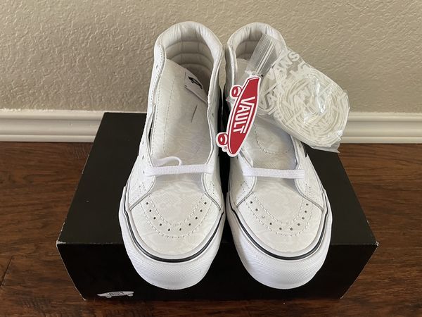 White leather snakeskin outlet vans