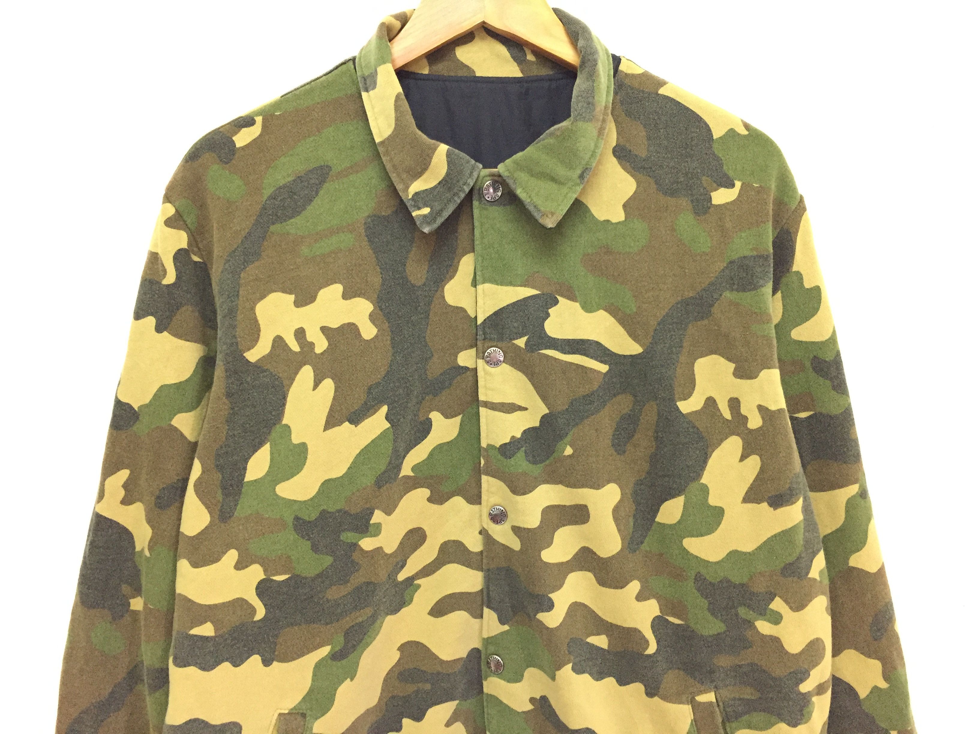 Bape 2008 Woodland Camo Reversible Coach Jacket Size US L / EU 52-54 / 3 - 3 Thumbnail