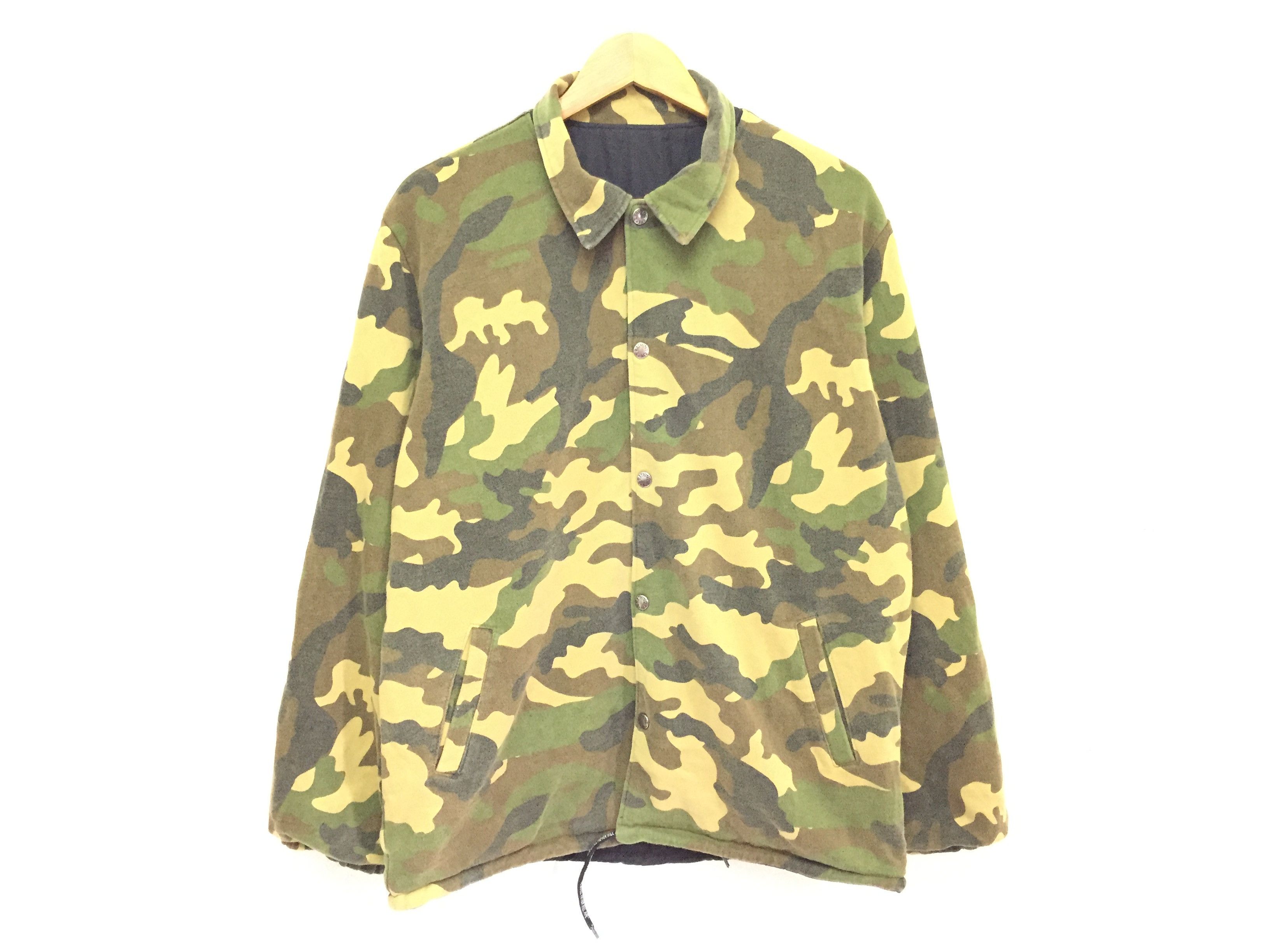 Bape 2008 Woodland Camo Reversible Coach Jacket Size US L / EU 52-54 / 3 - 2 Thumbnail