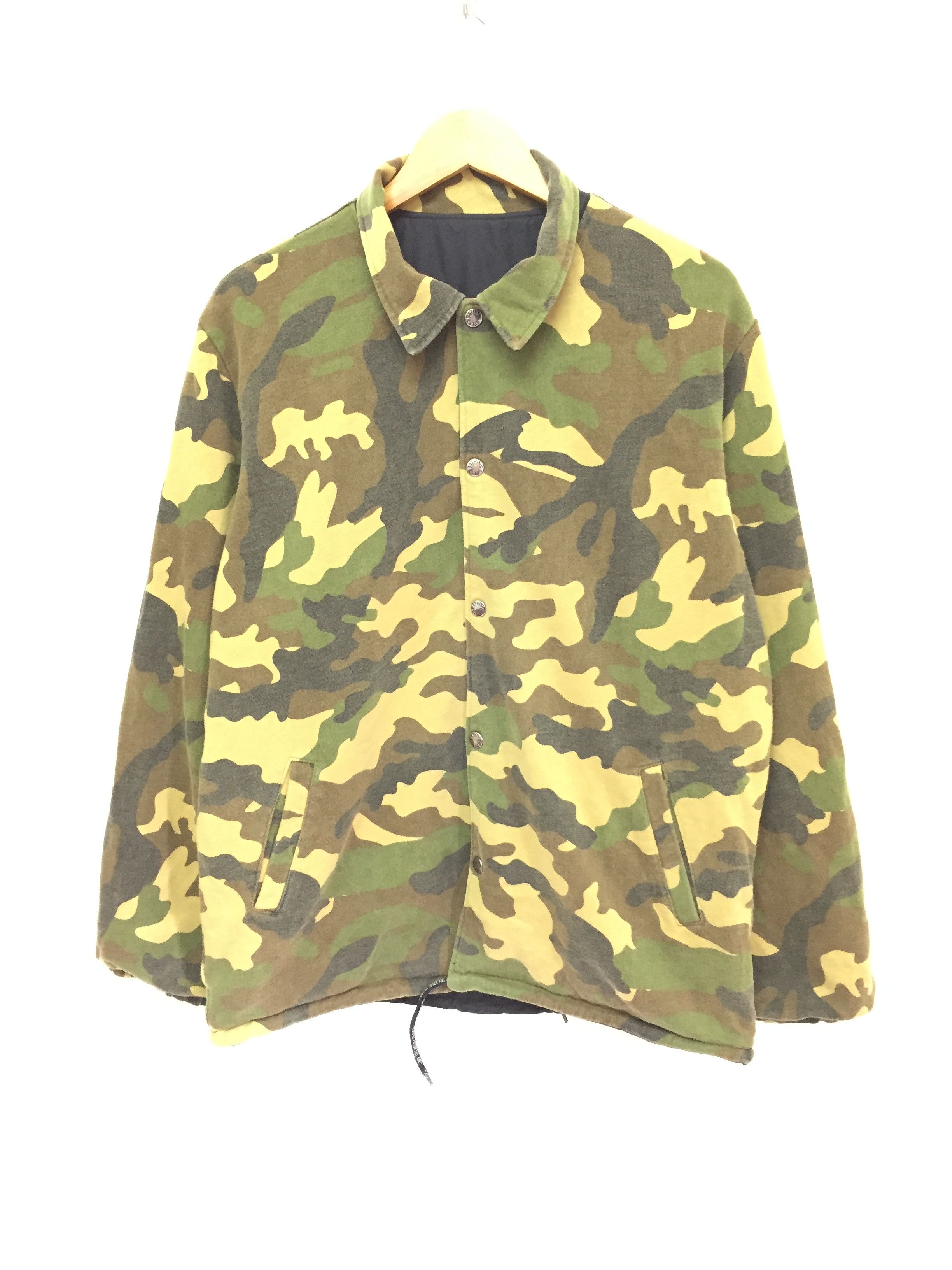 Bape 2008 Woodland Camo Reversible Coach Jacket Size US L / EU 52-54 / 3 - 1 Thumbnail