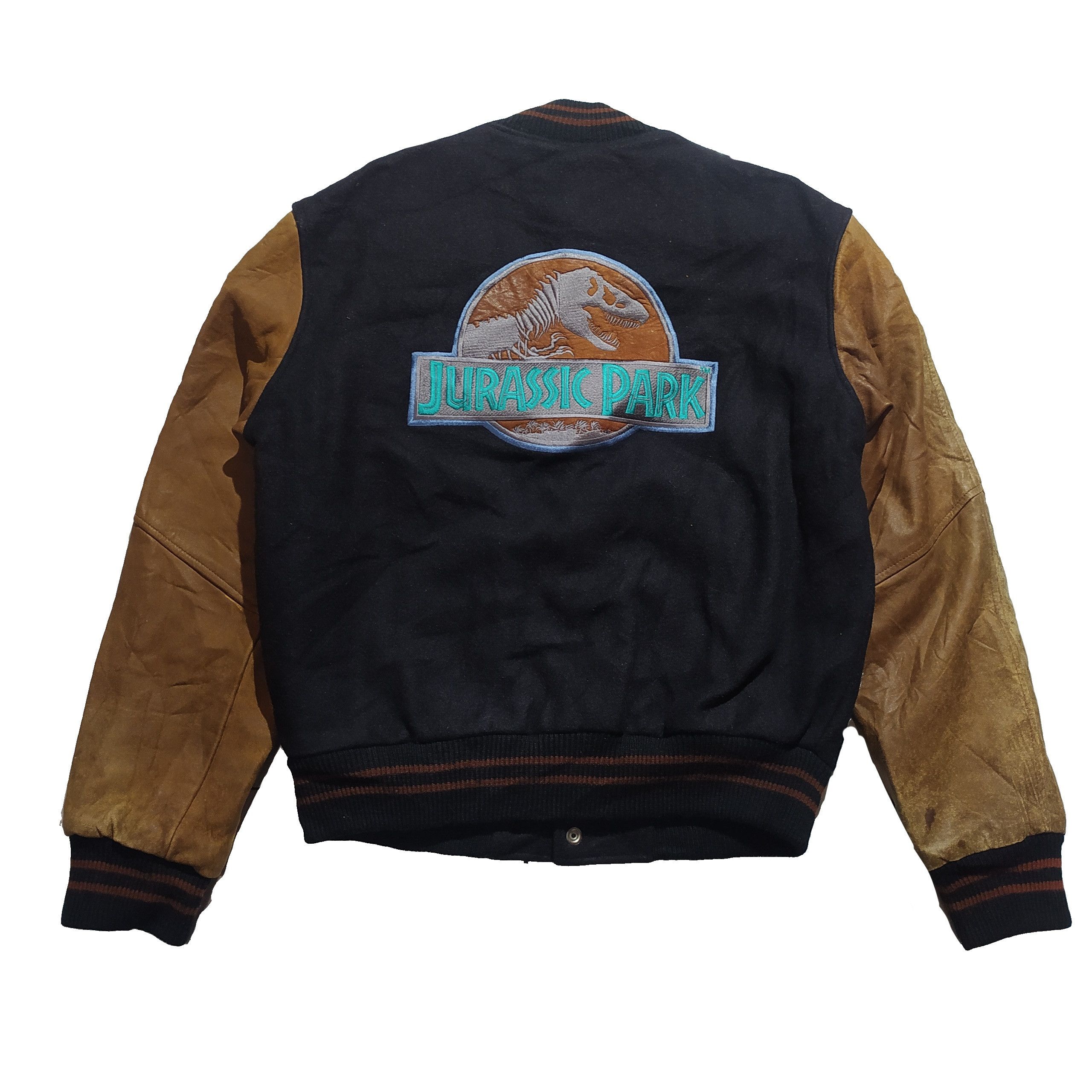 Universal Studios Universal studios Jurassic Park wool-leather varsity ...