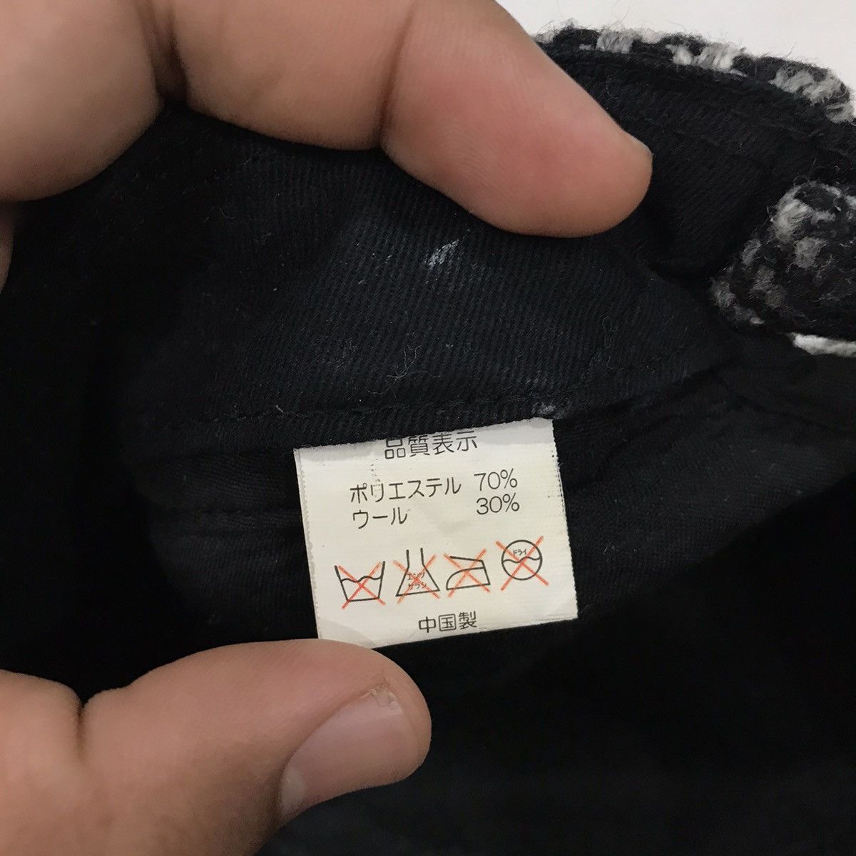 Design Tartan Black Hats Caps