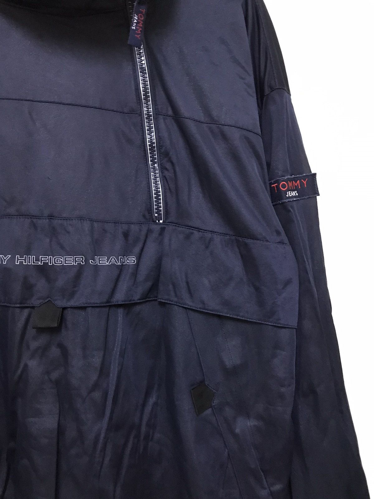 Tommy Hilfiger × Tommy Jeans Tommy Hilfiger Jeans Rare Design Jacket Size US XL / EU 56 / 4 - 4 Thumbnail