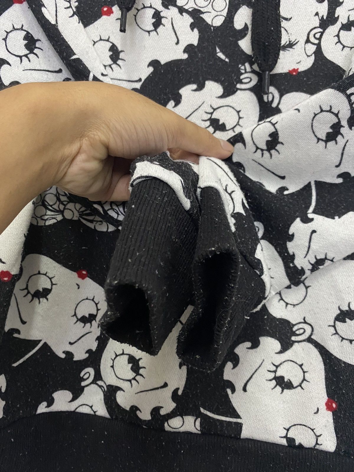 All Sport × Vintage Betty Boop X Denifits Full Print Hoodie Sweatshirt Size US M / EU 48-50 / 2 - 8 Thumbnail