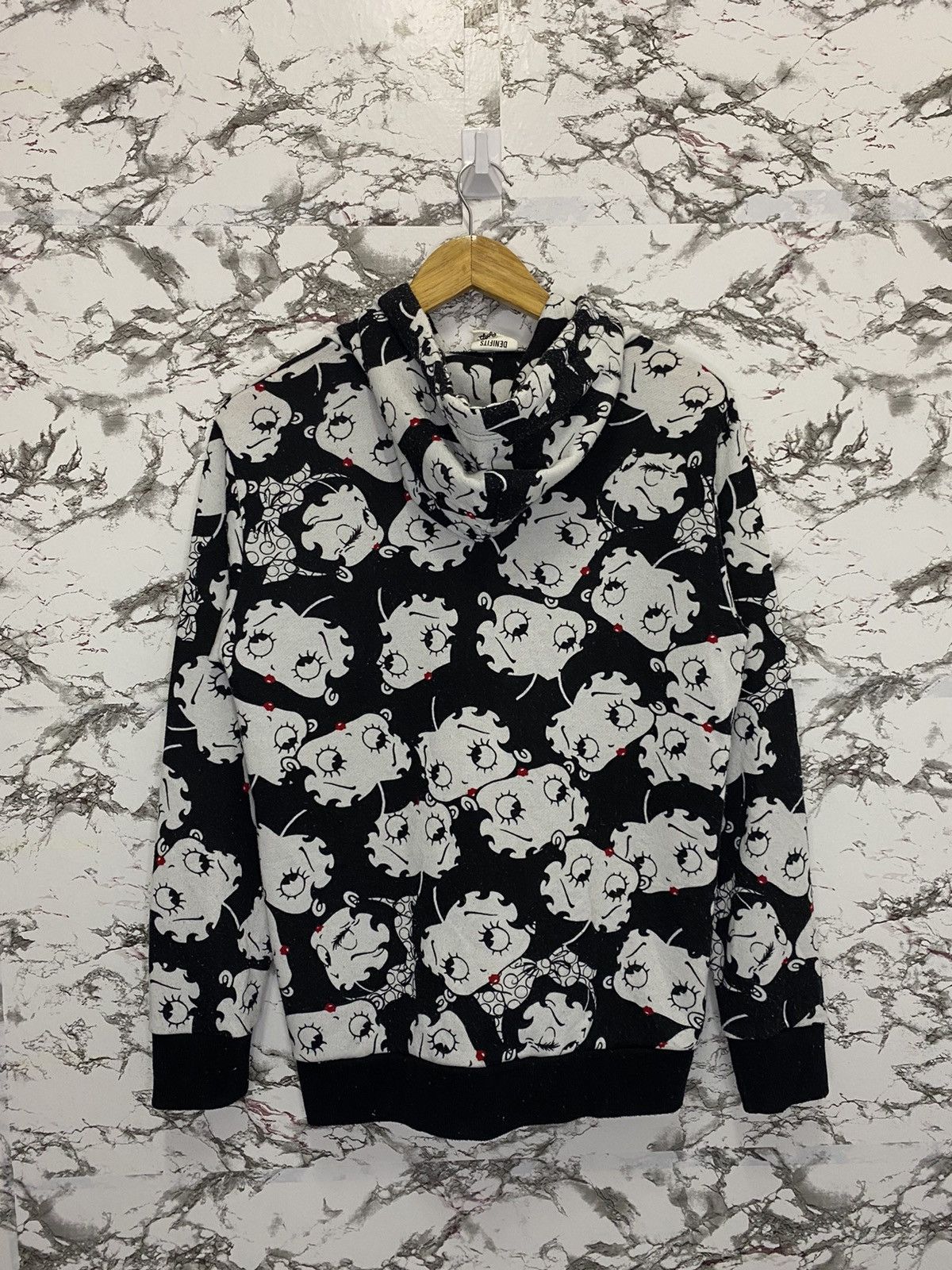 All Sport × Vintage Betty Boop X Denifits Full Print Hoodie Sweatshirt Size US M / EU 48-50 / 2 - 9 Thumbnail