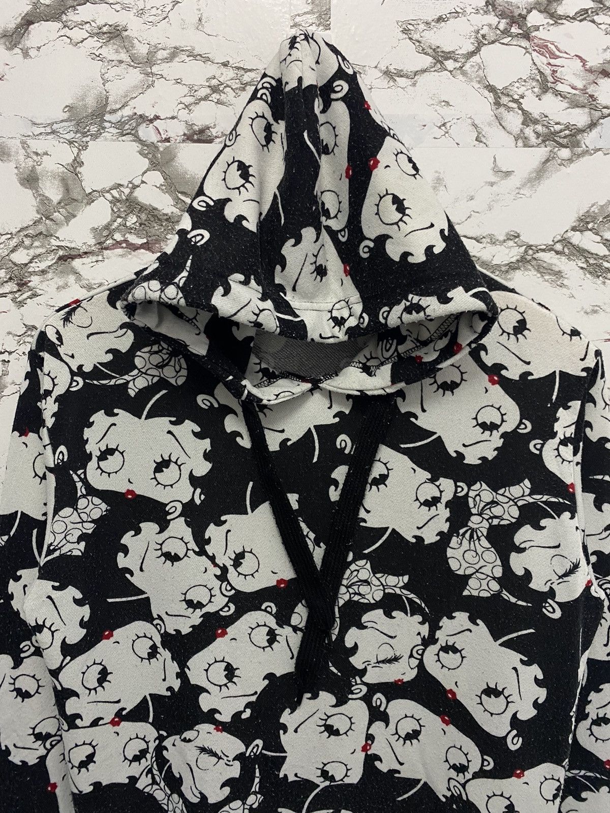 All Sport × Vintage Betty Boop X Denifits Full Print Hoodie Sweatshirt Size US M / EU 48-50 / 2 - 5 Thumbnail